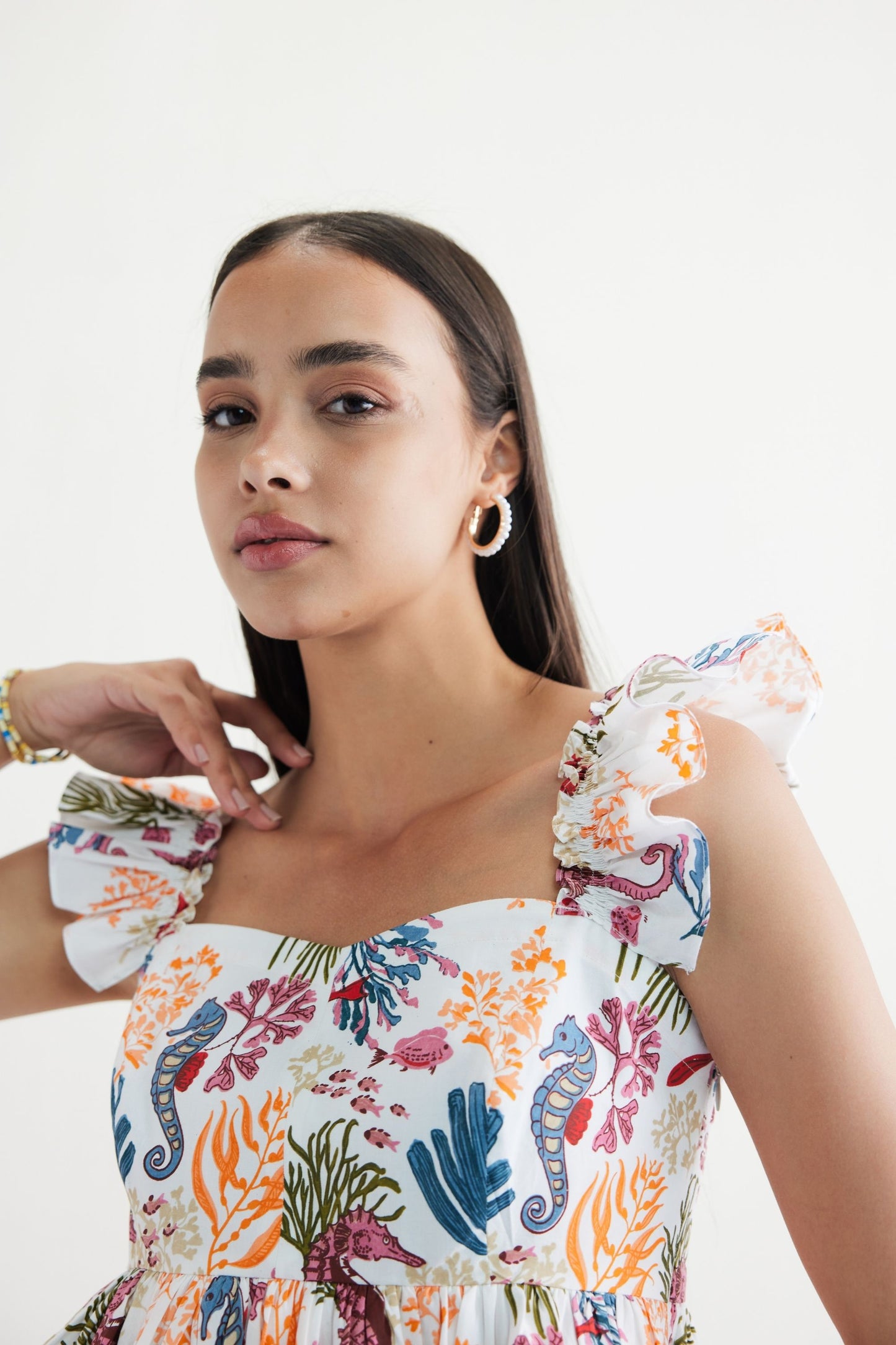 Coral Life Organic Cotton Blouse
