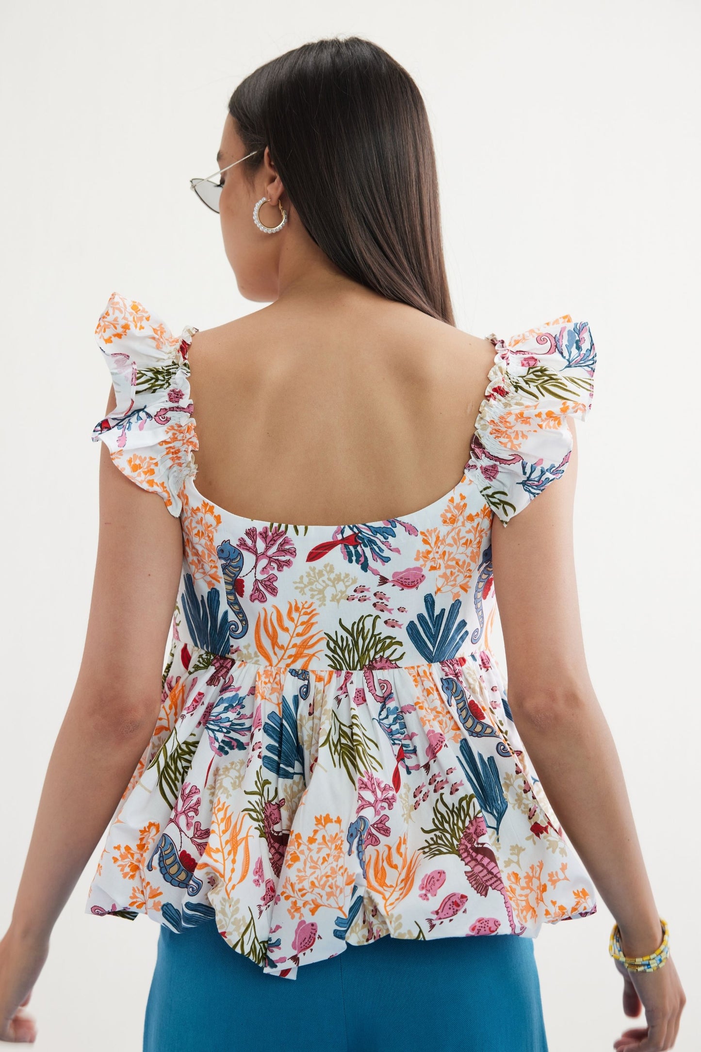 Coral Life Organic Cotton Blouse