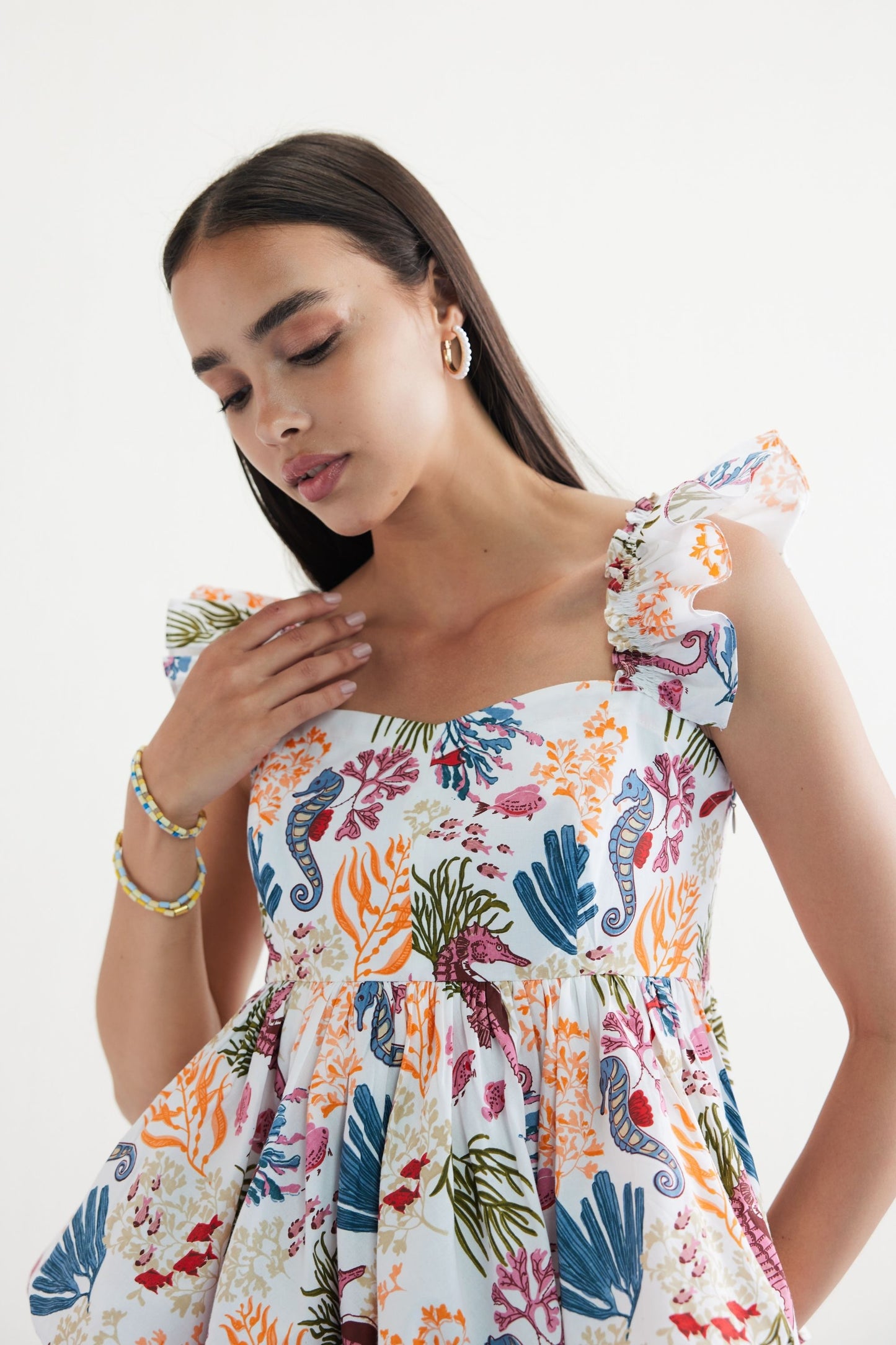 Coral Life Organic Cotton Blouse