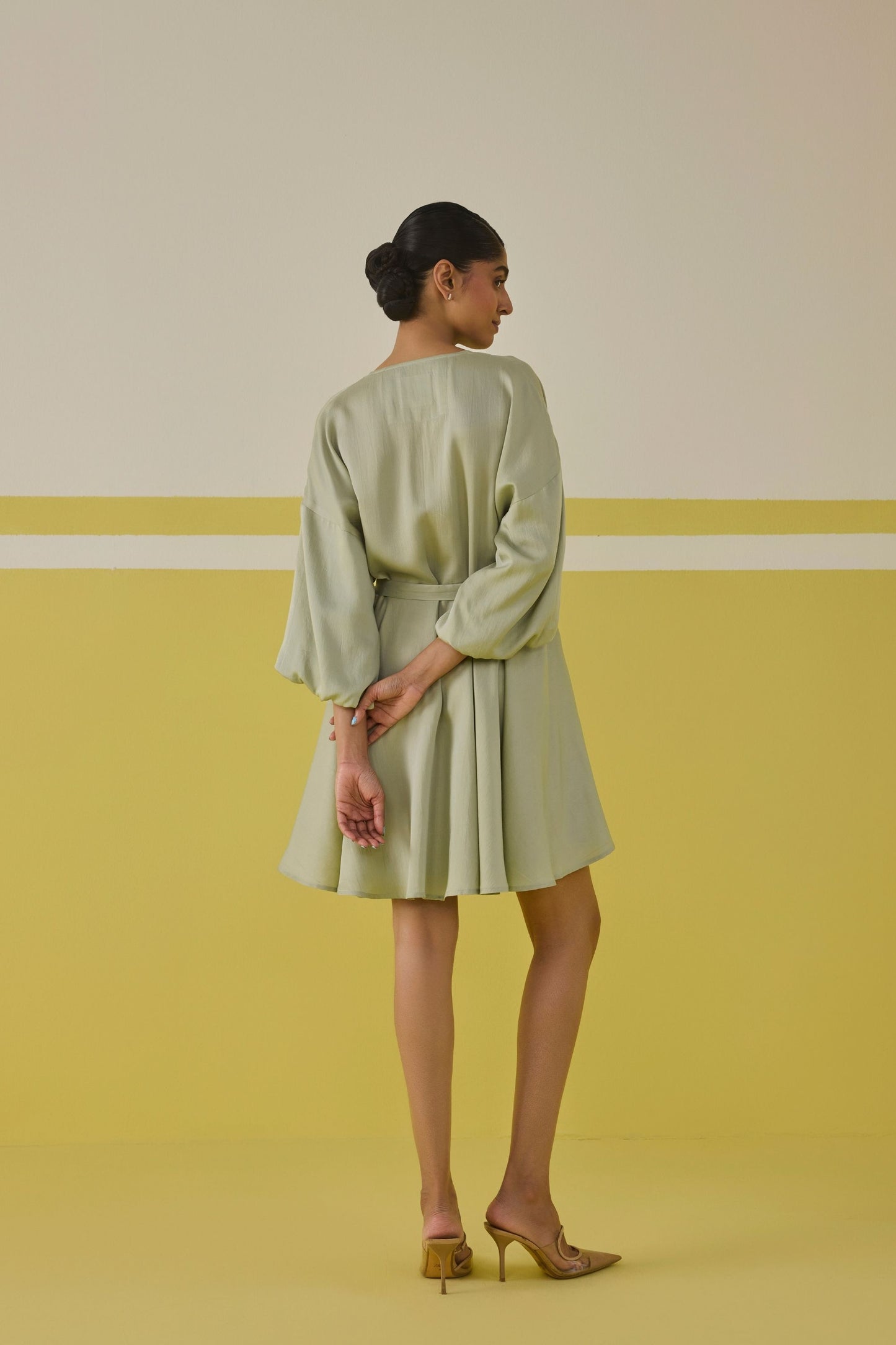 Daisy Mint Tencel Dress