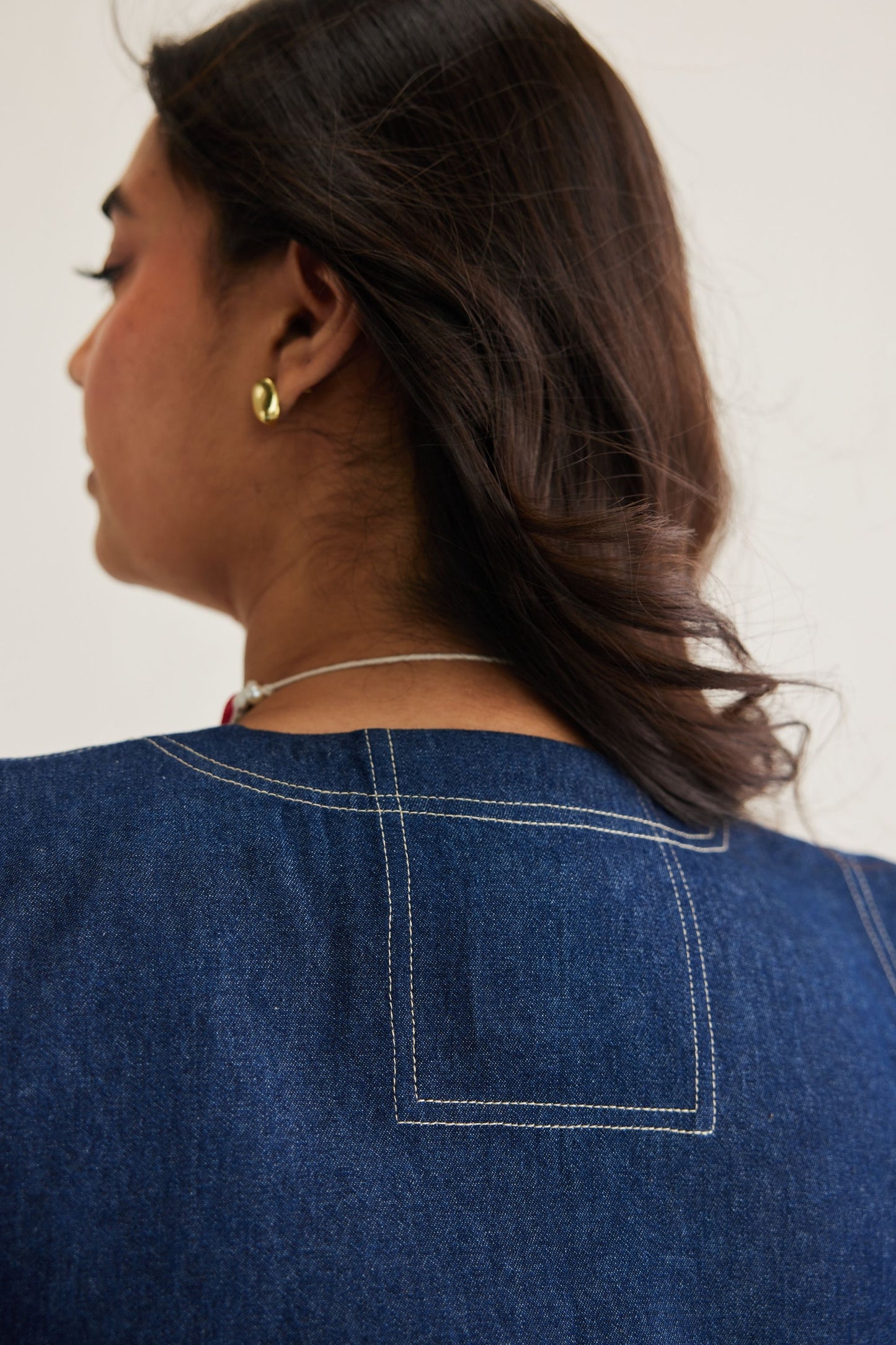 Deep Blue Sustainable Denim Dress