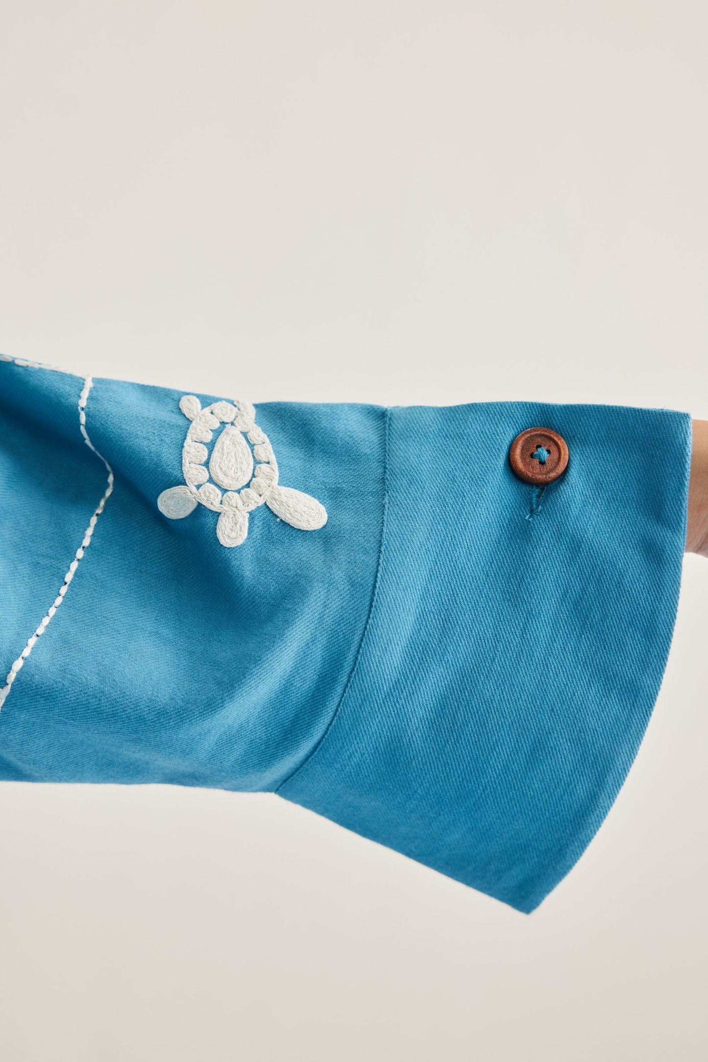 Meet Me By The Sea Handwoven Twill Shirt