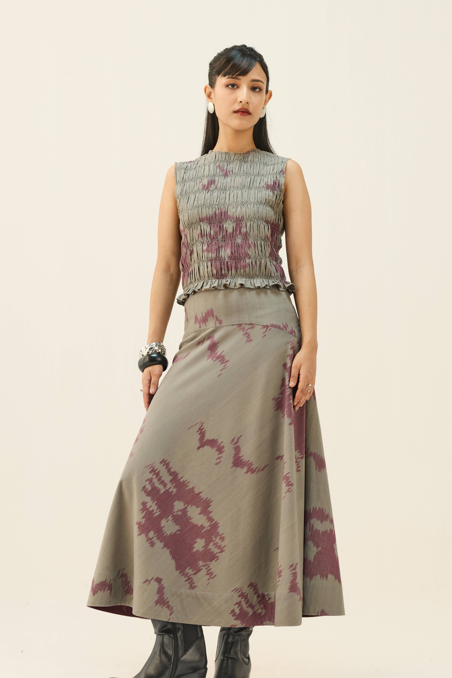 Purpose Handwoven Ikkat Top