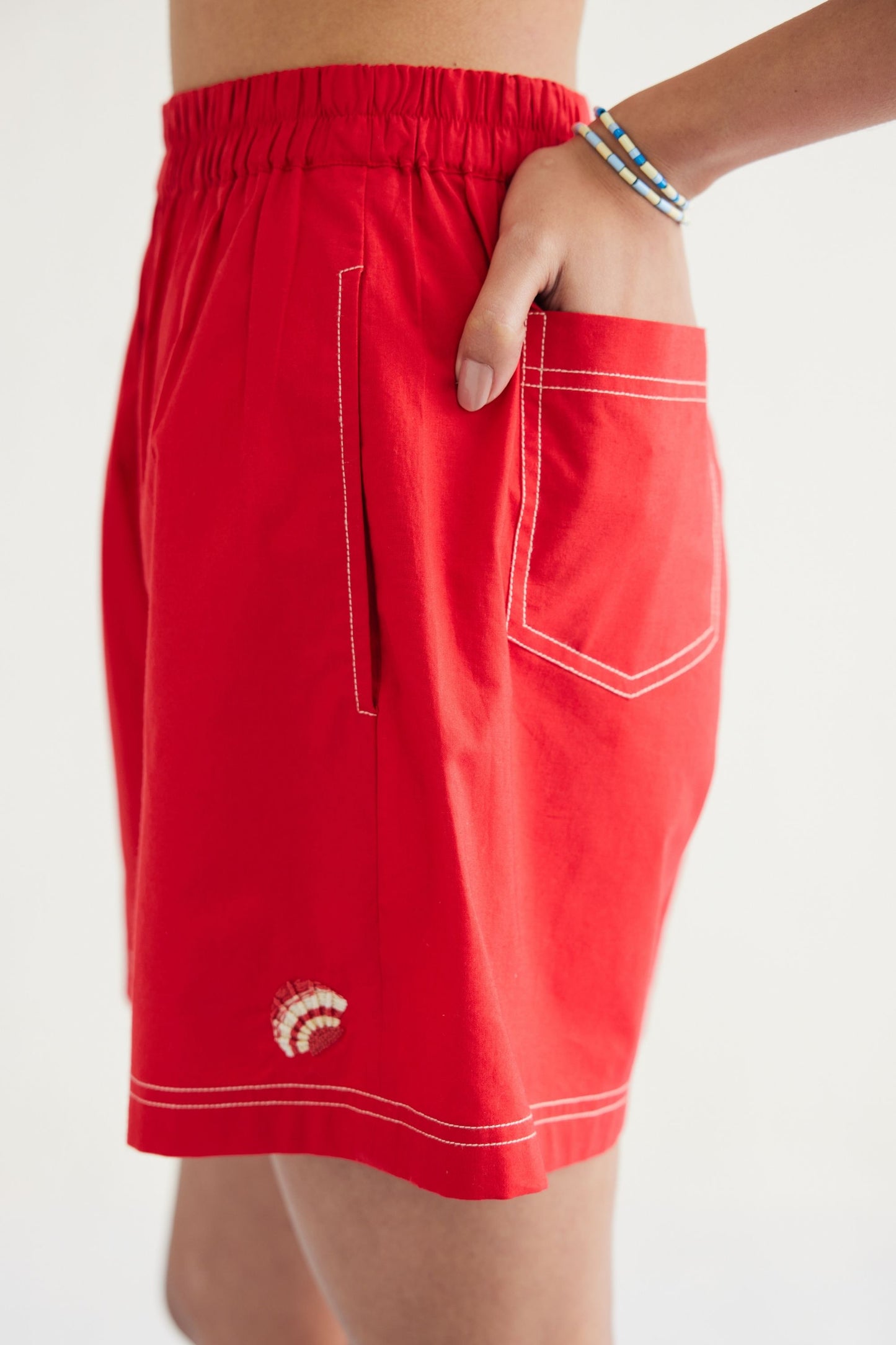 Seashell Summer Organic Cotton Classic Shorts