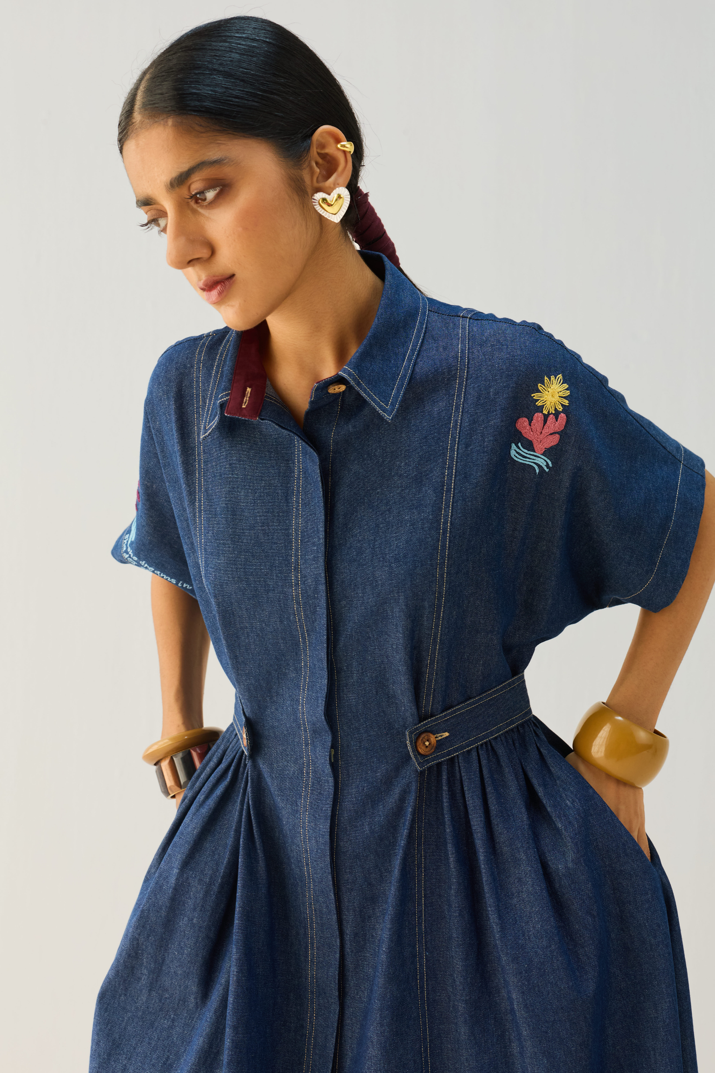 Shades Of Blue Sustainable Denim Dress