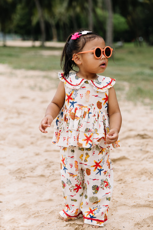 Starfishy Handspun Handwoven Organic Cotton Top