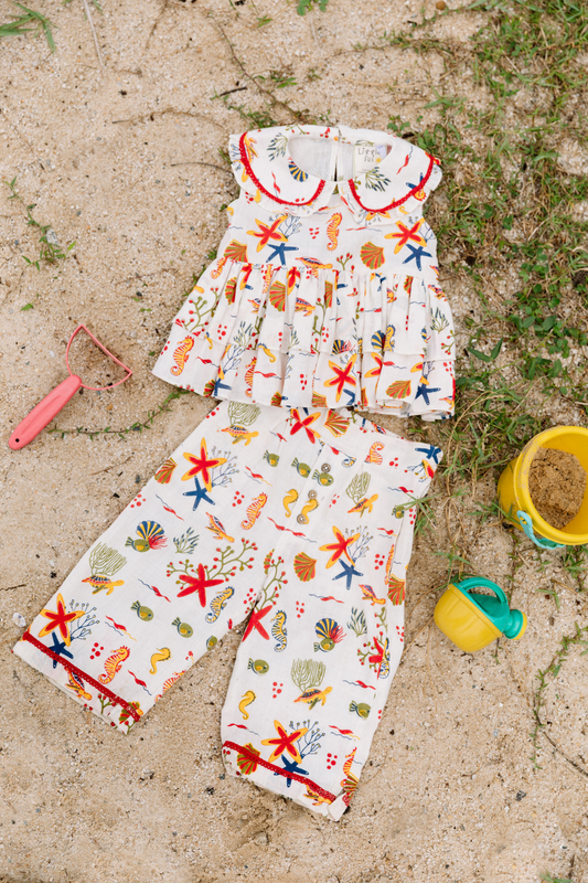 Starfishy Handspun Handwoven Organic Cotton Trousers