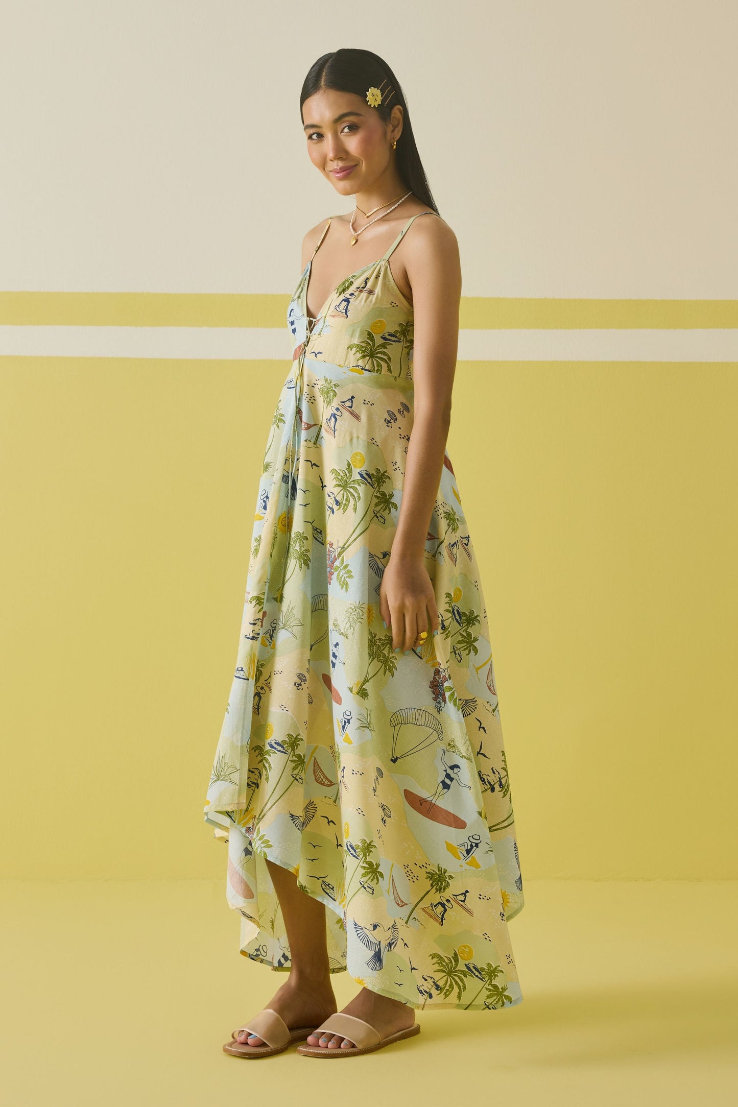 Summer Sea Lyocell Dress
