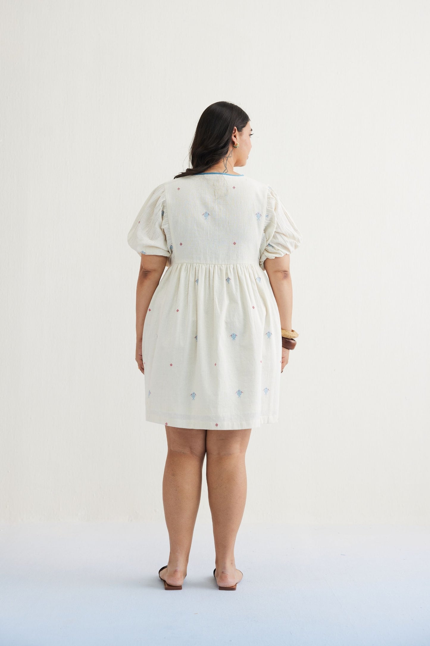 Swim Free Handwoven Kala Cotton Dress