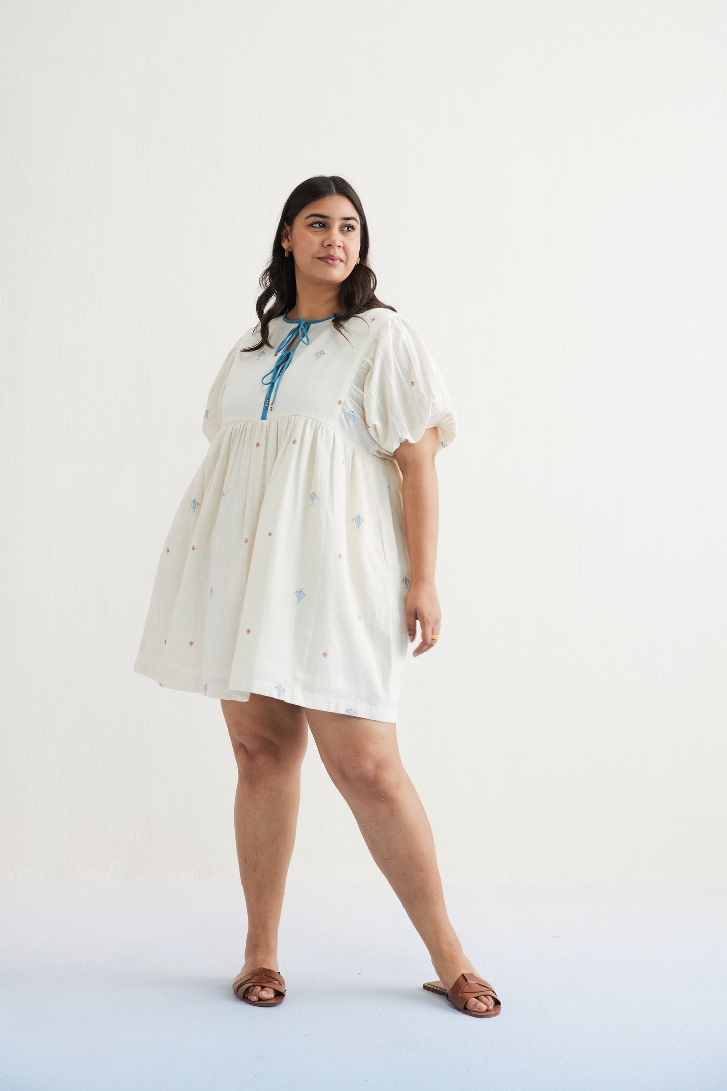 Swim Free Handwoven Kala Cotton Dress