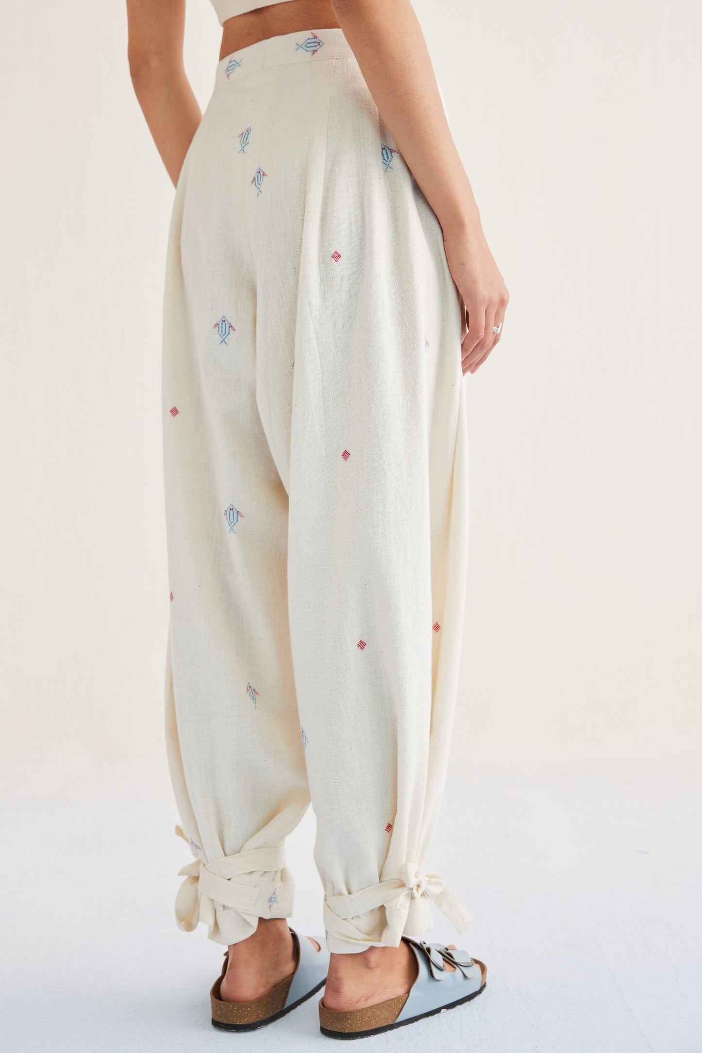 Swim Free Handwoven Kala Cotton Trousers