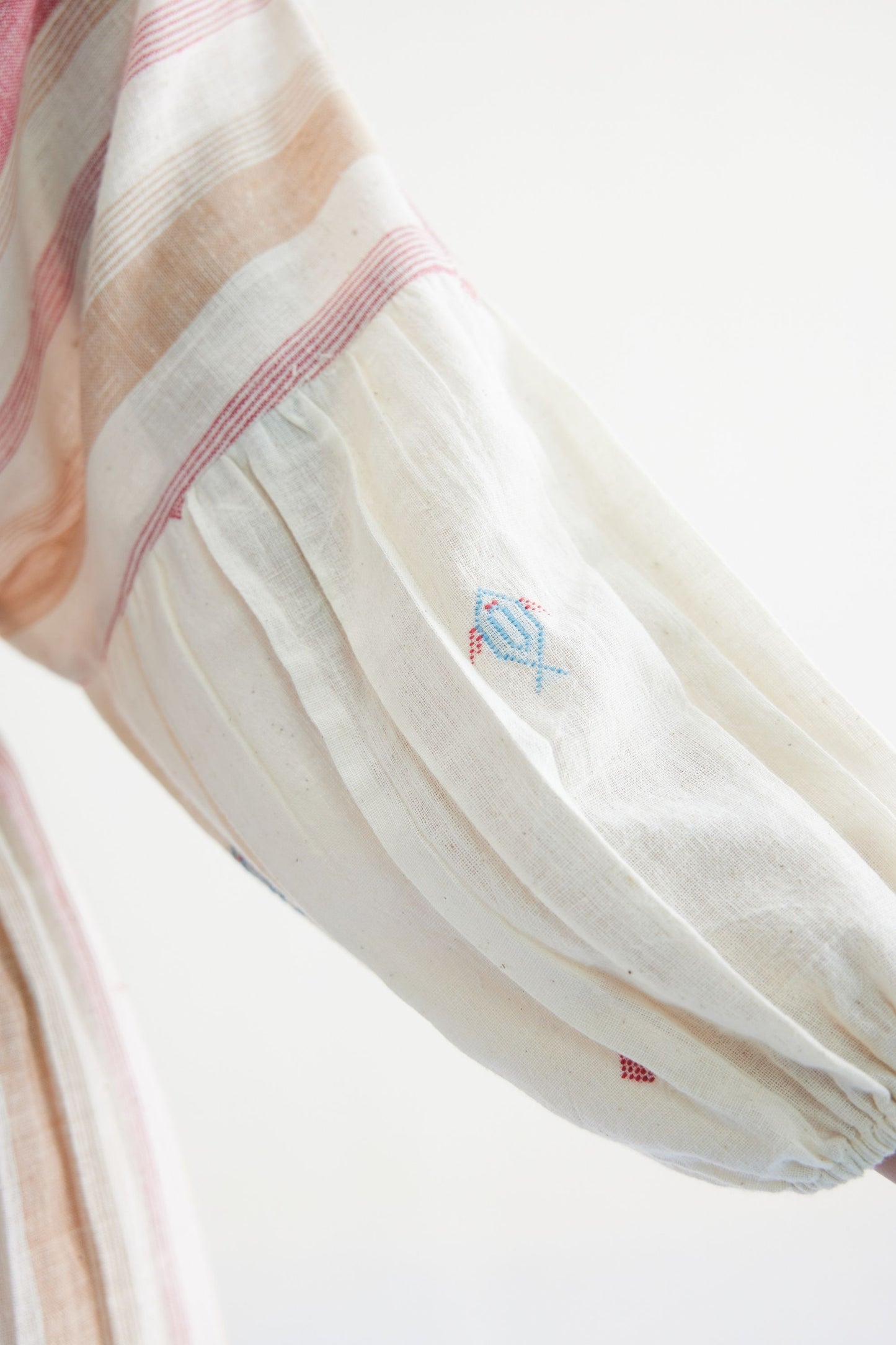 The Reef Shore Handwoven Kala Cotton Midi Dress