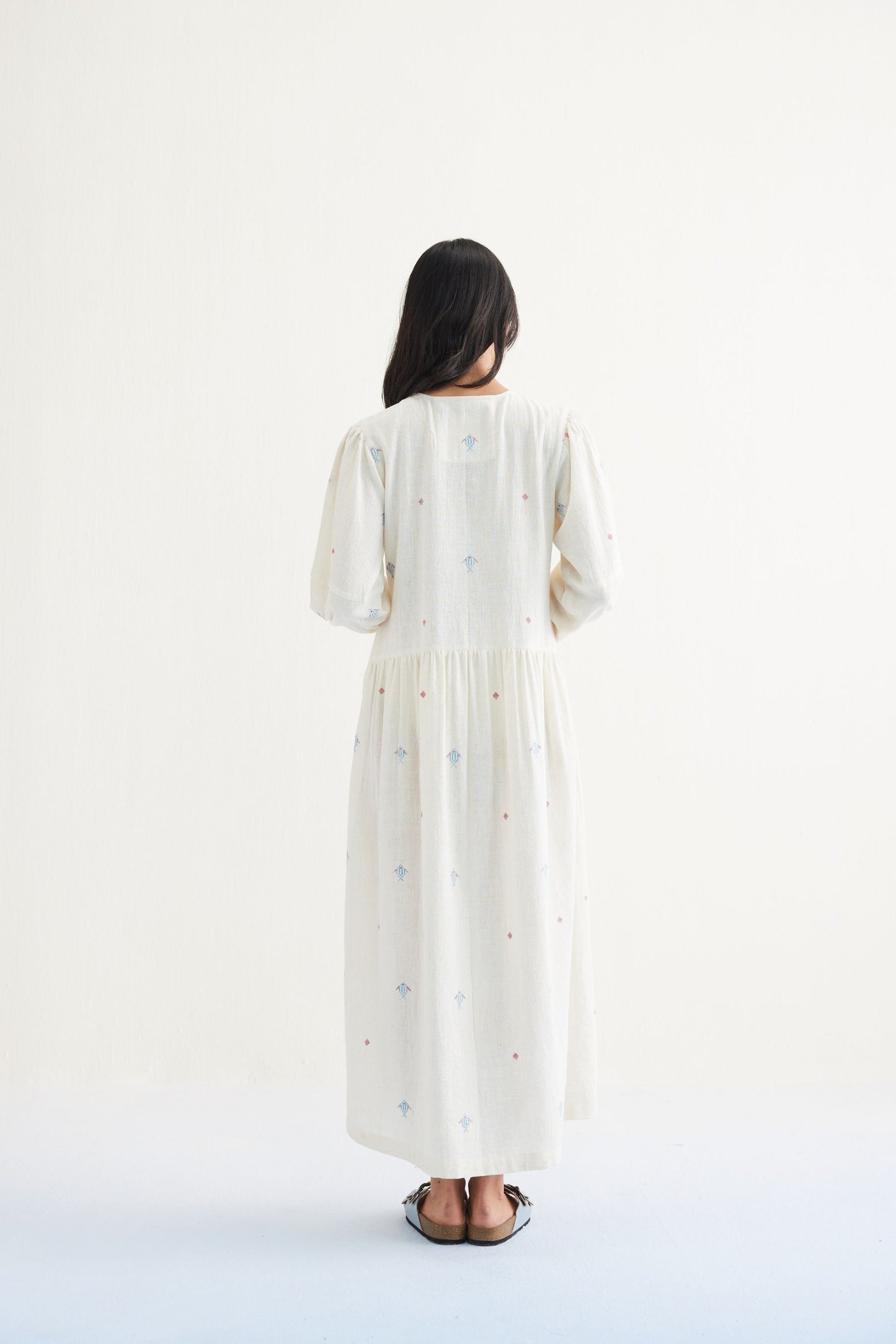 The Shoal Handwoven Kala Cotton Maxi Dress