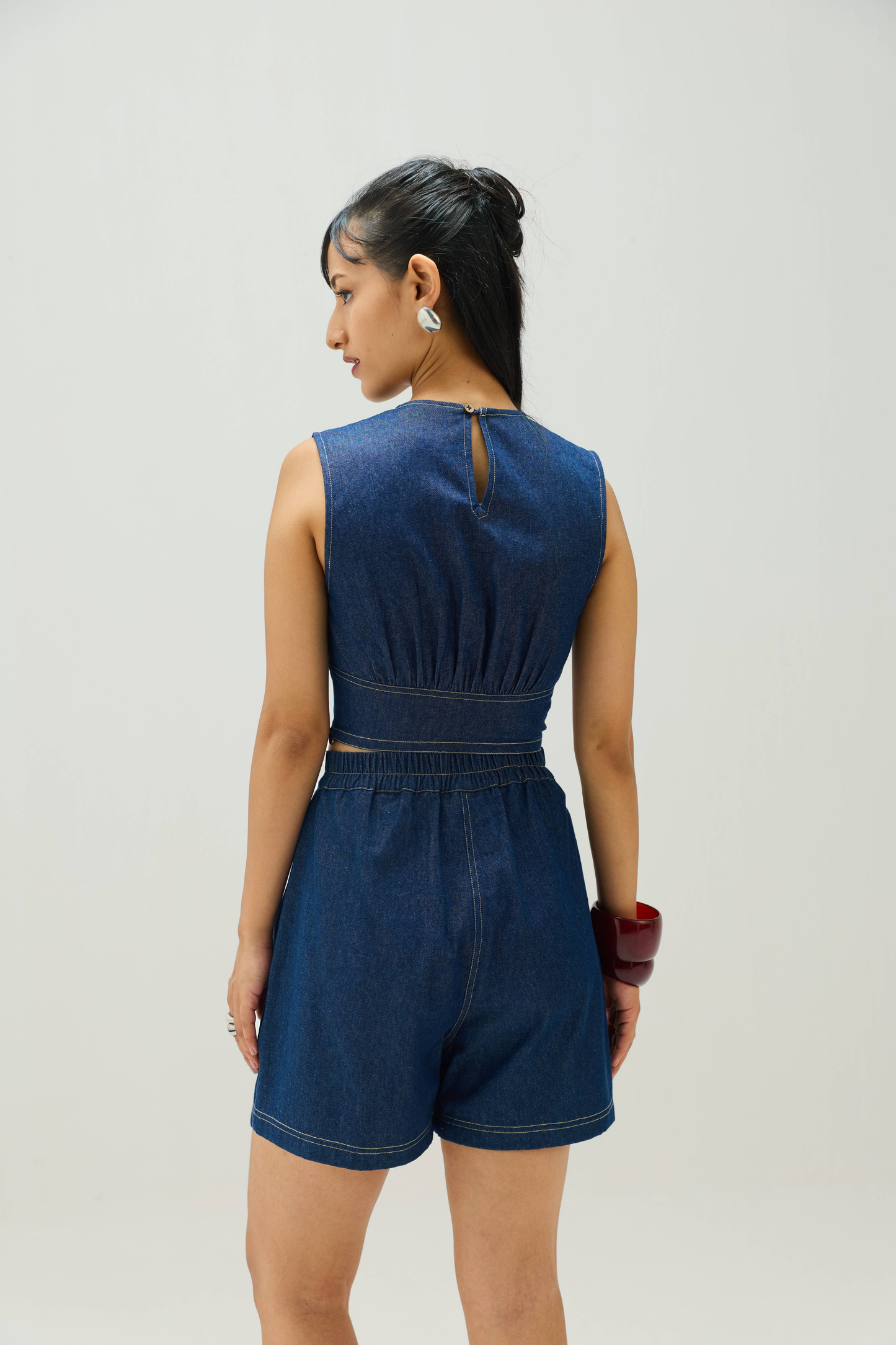 The Wave Sustainable Denim Skort