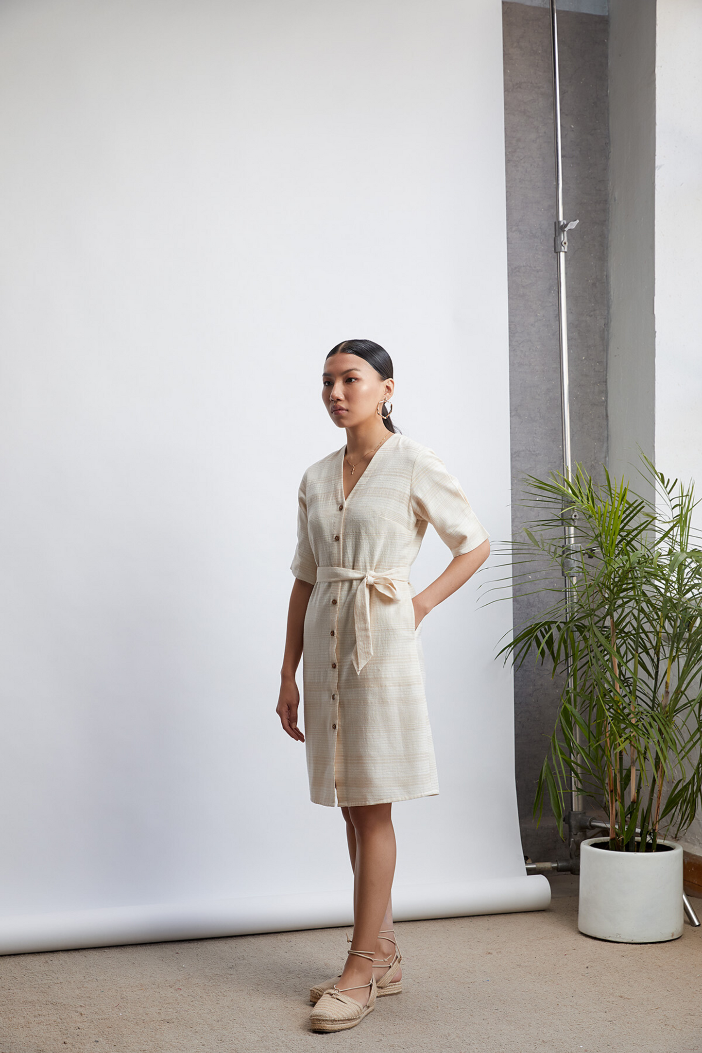Basic Summer handwoven organic cotton dress