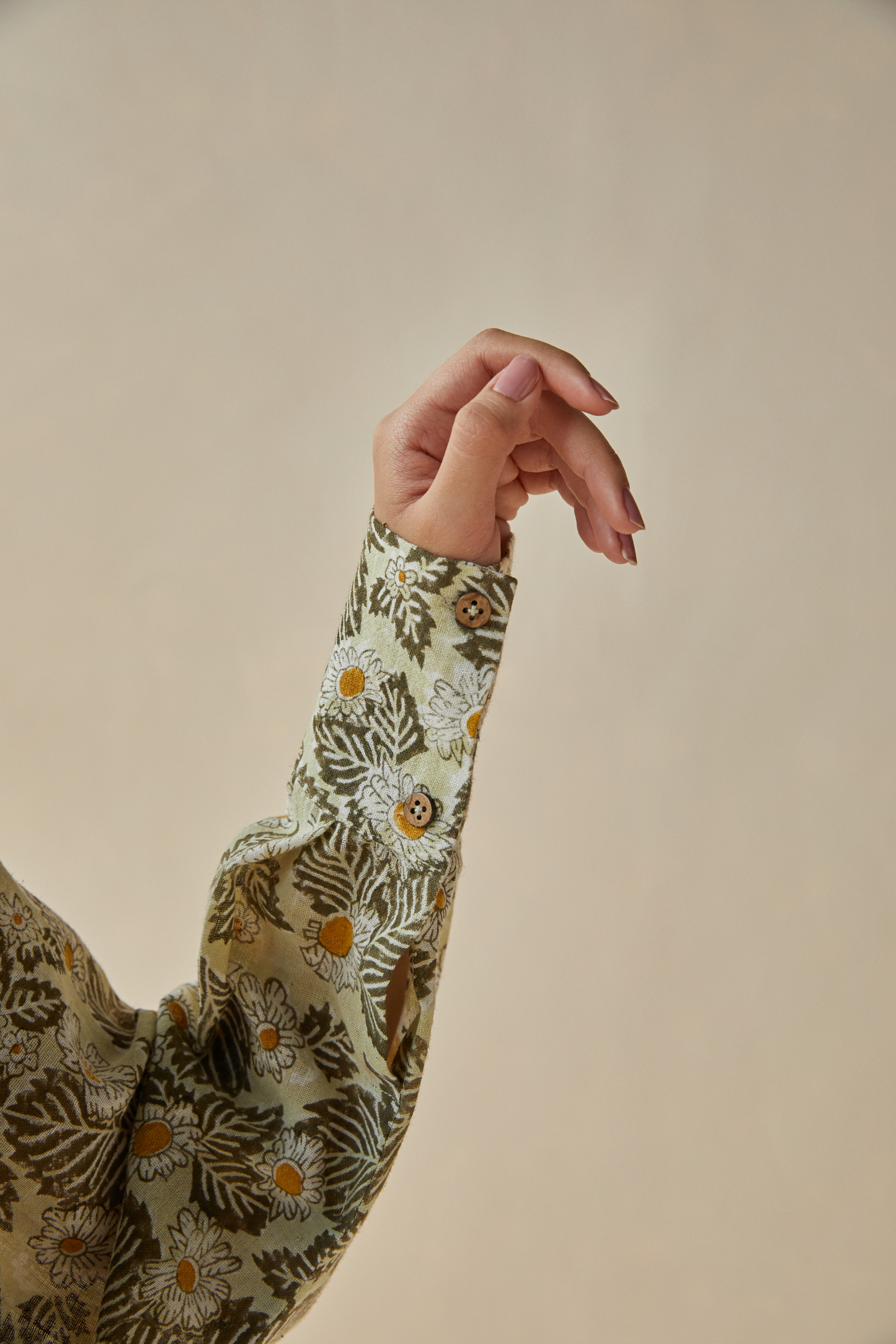 Daisy Moon handwoven organic cotton shirt