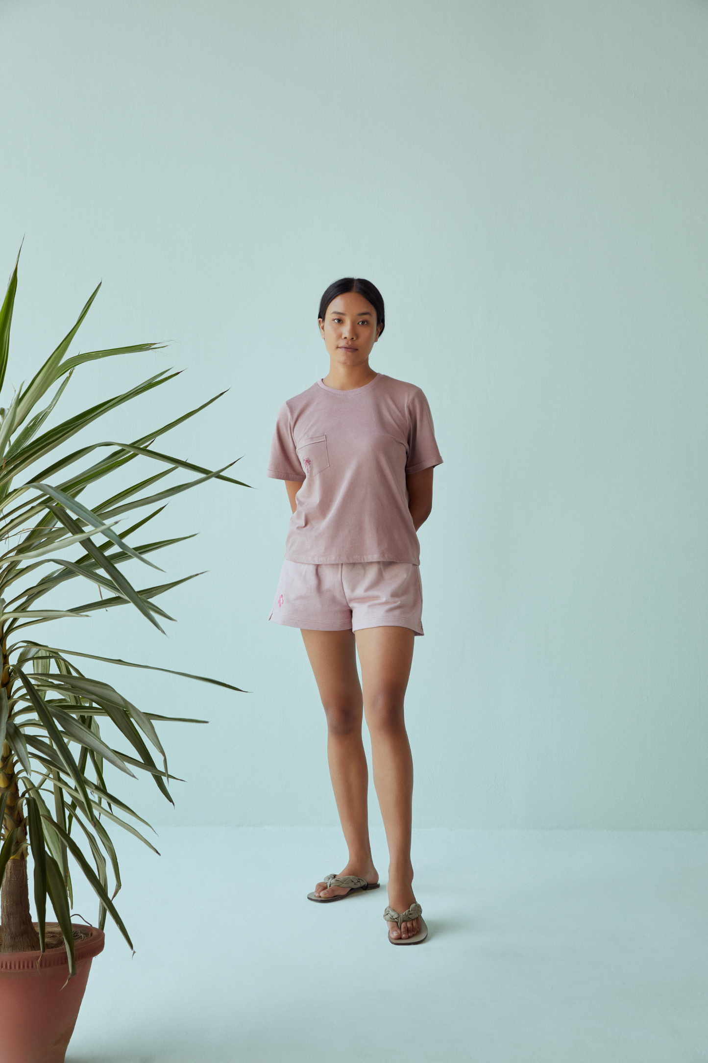 Palmy organic cotton terry shorts