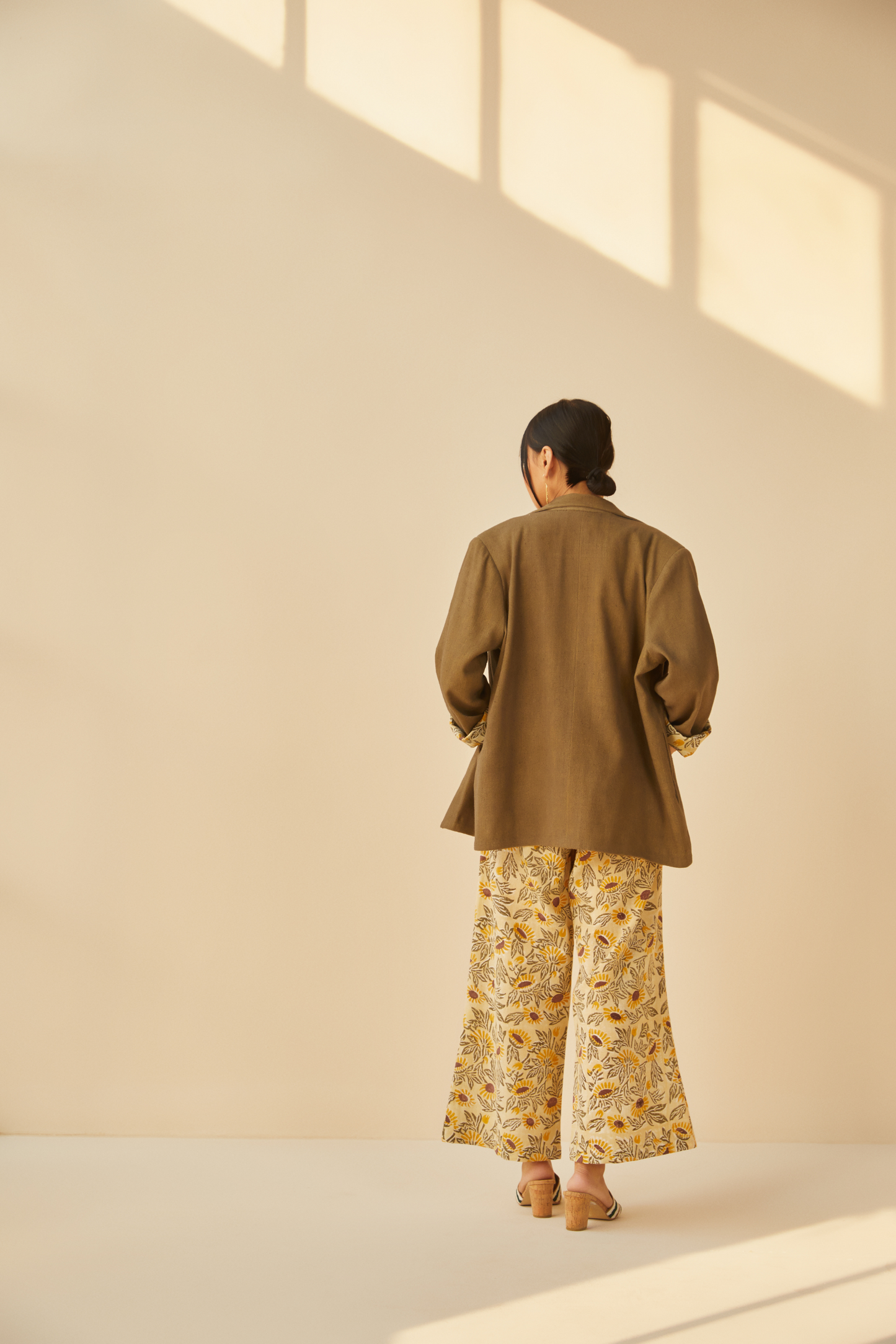 Sunflower Soul handwoven organic cotton blazer