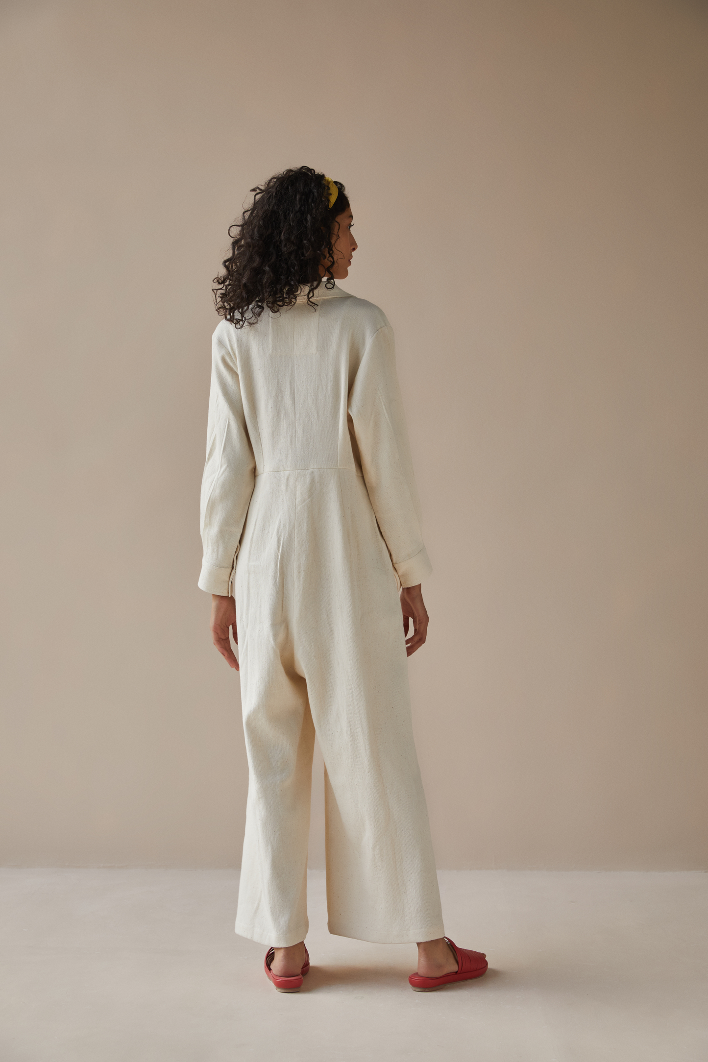 The Cliffside handwoven organic cotton jumpsuit