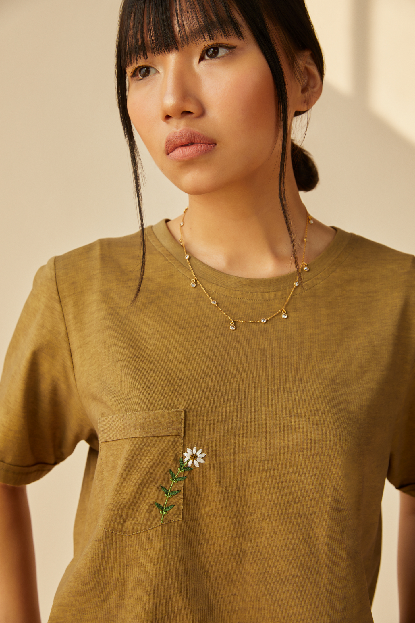 The Daisy organic cotton knit t-shirt