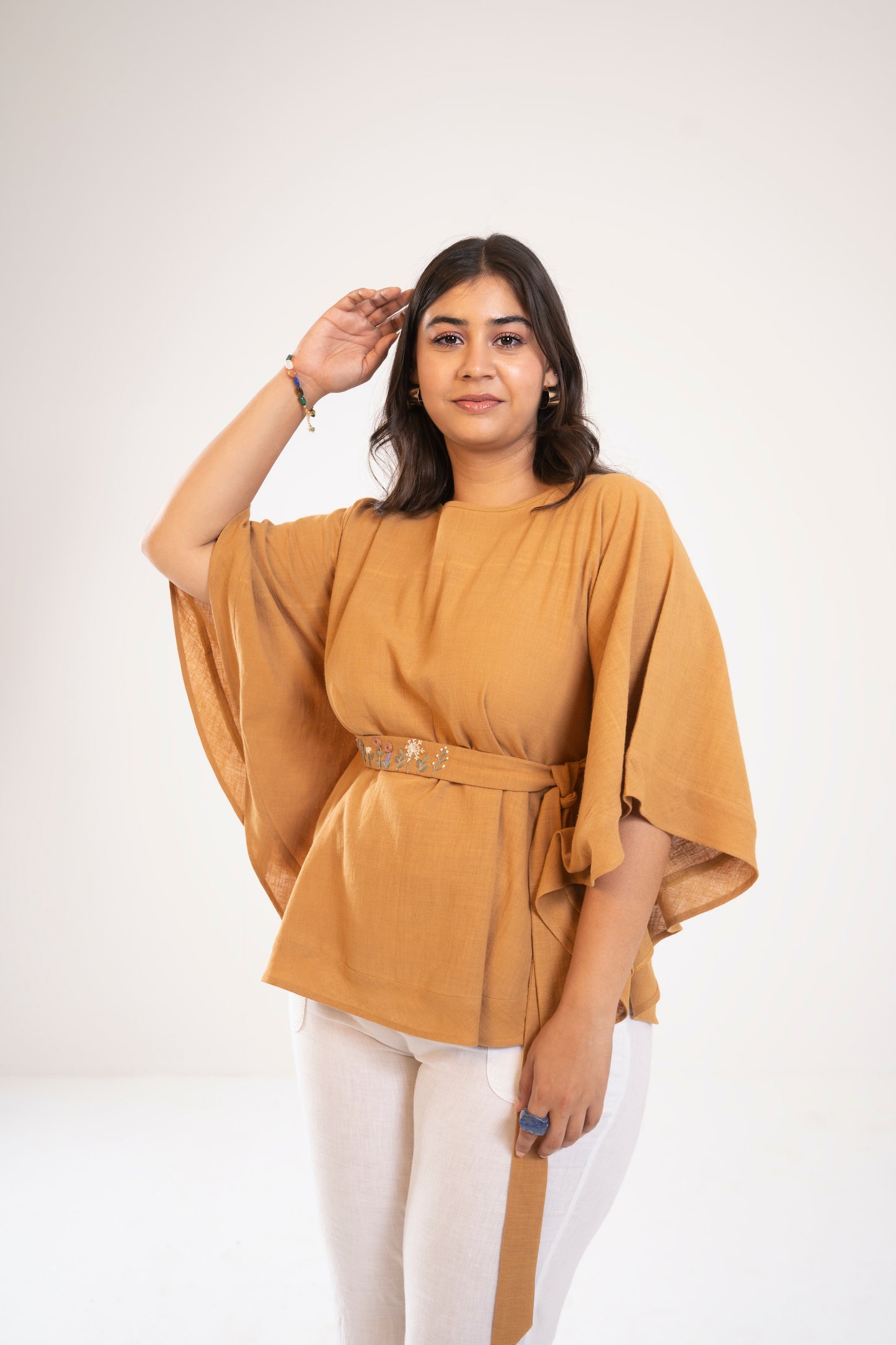 The Dawn Garden Handwoven Top