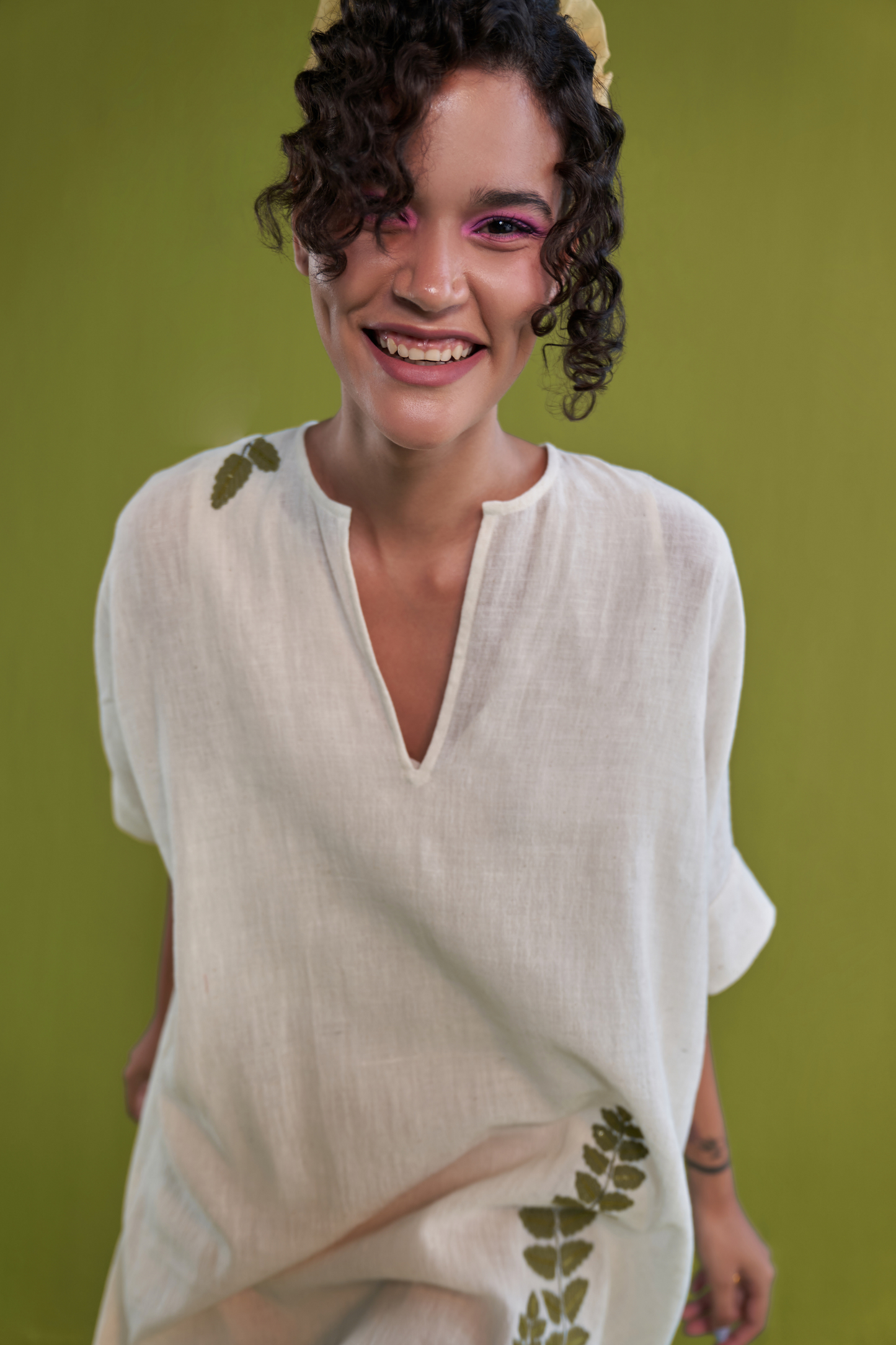 The Everyday Fern Handwoven Organic Cotton Dress