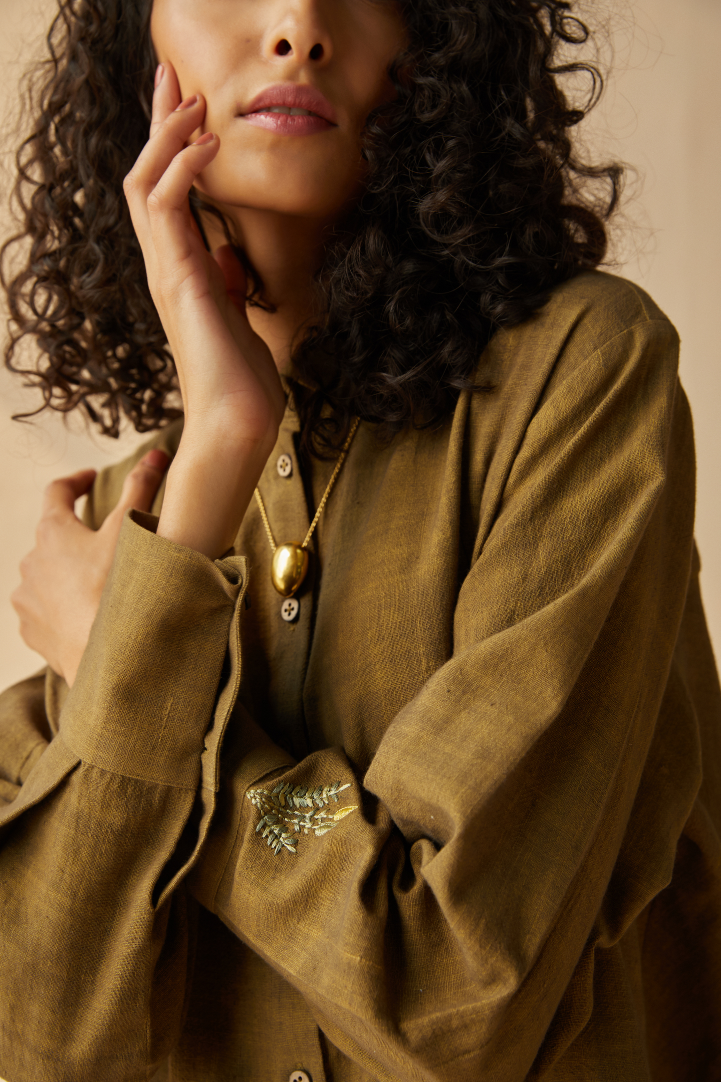 The Hills handwoven organic cotton shirt