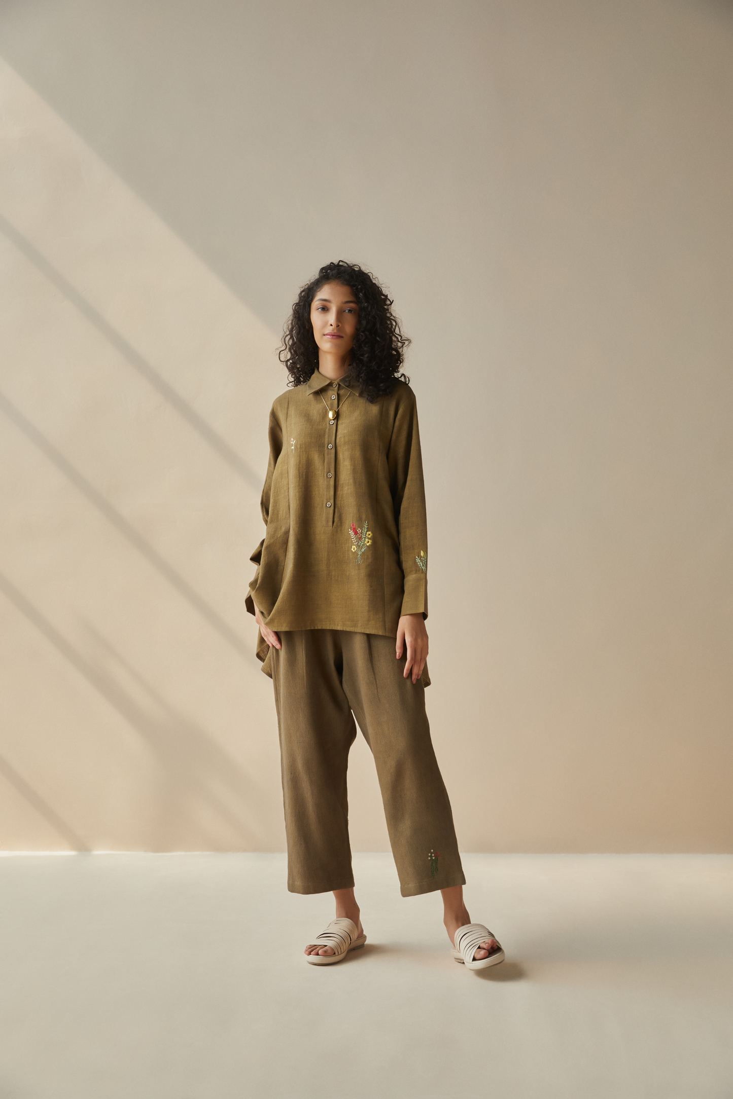 The Hills handwoven organic cotton shirt