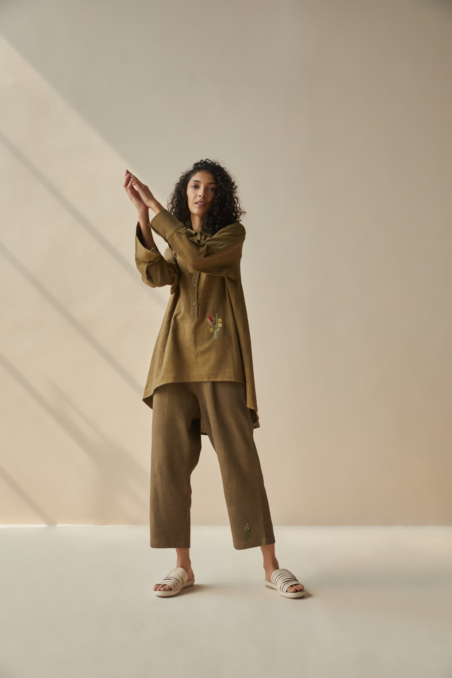 The Hills handwoven organic cotton shirt