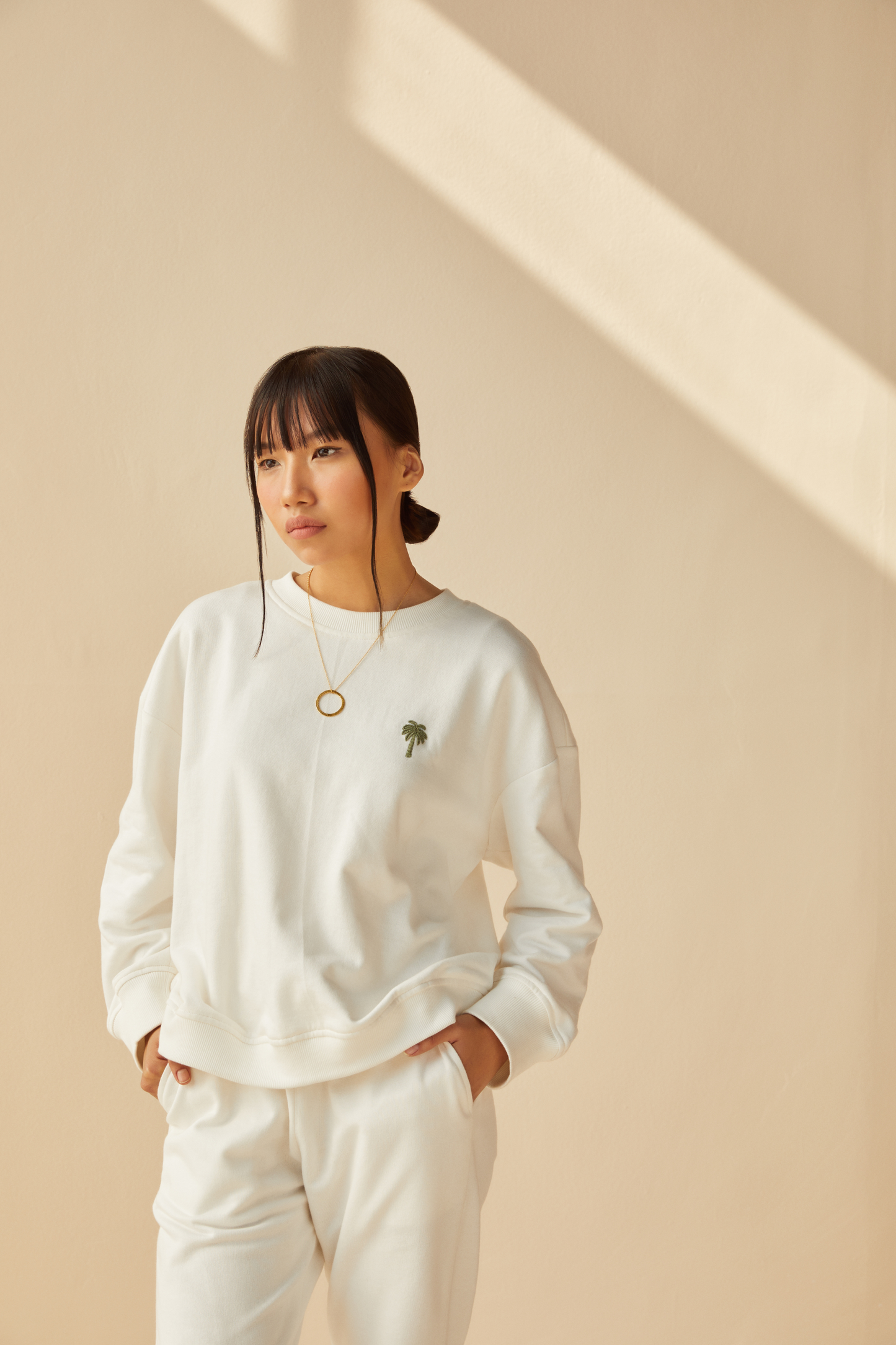 The Palmy organic cotton terry jumper