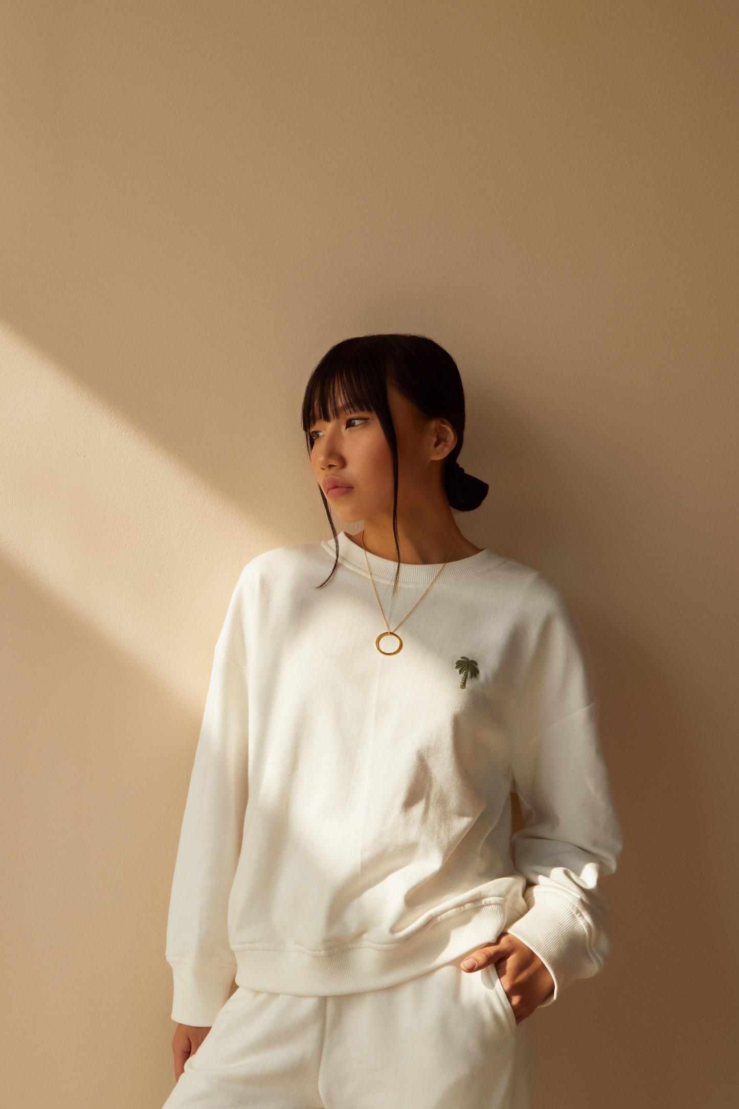 The Palmy organic cotton terry jumper