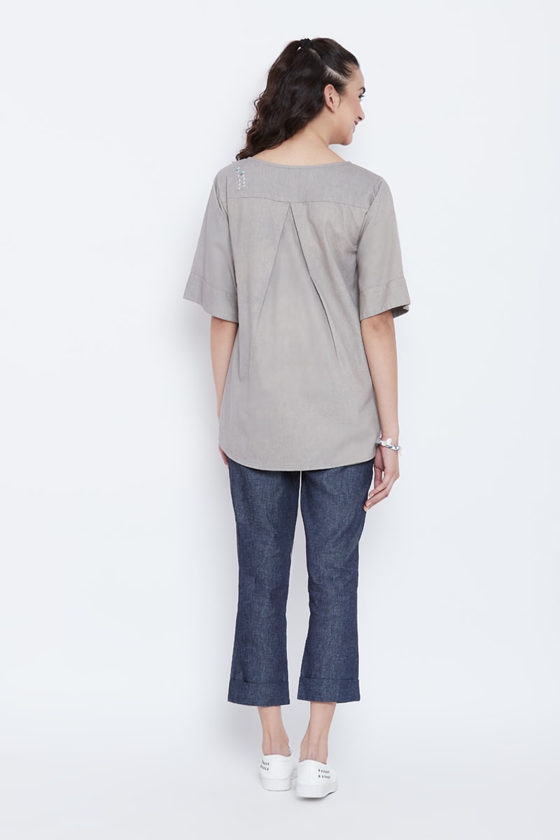 Grow Where Your Heart Flows organic cotton top