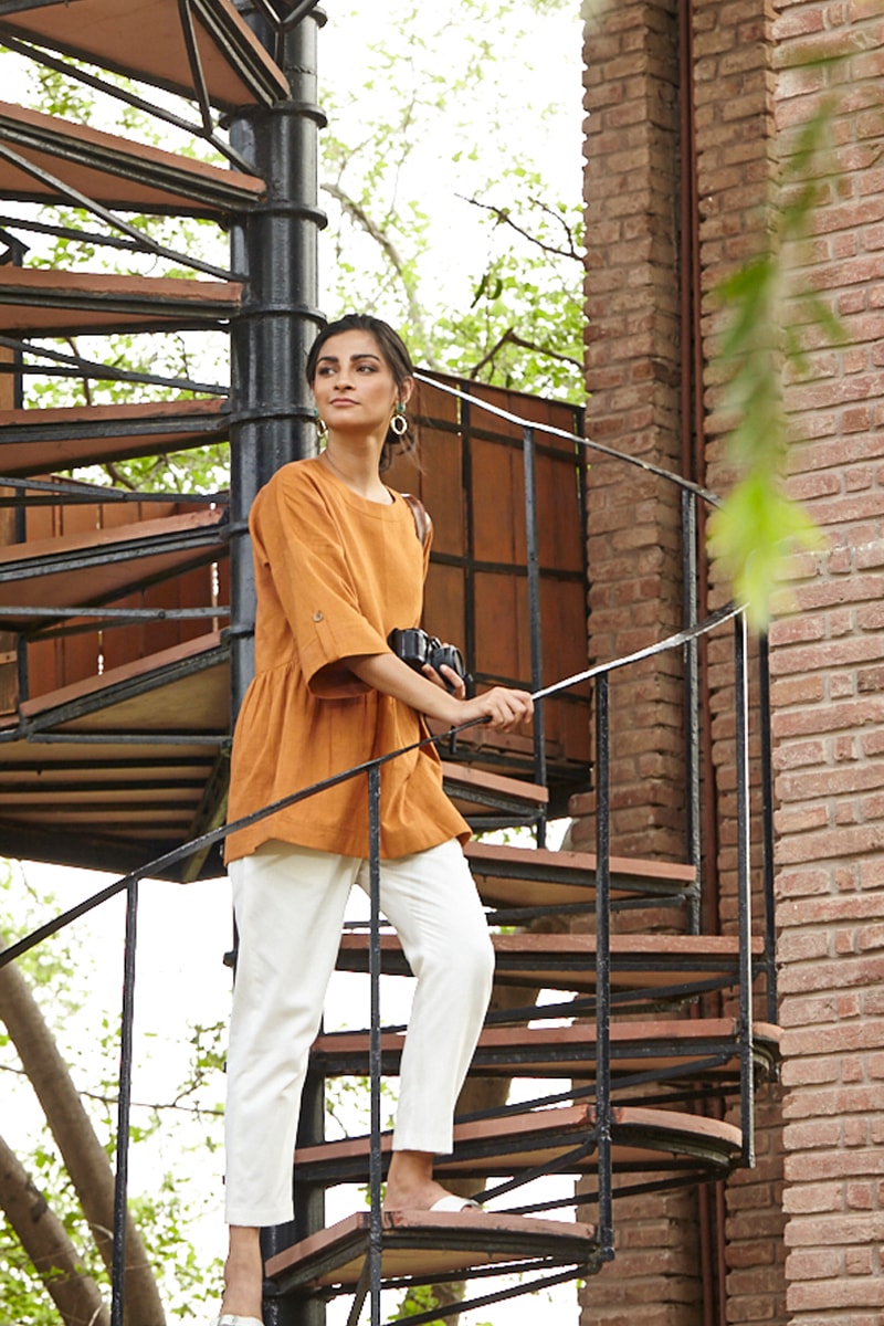 Santa Monica organic cotton trousers