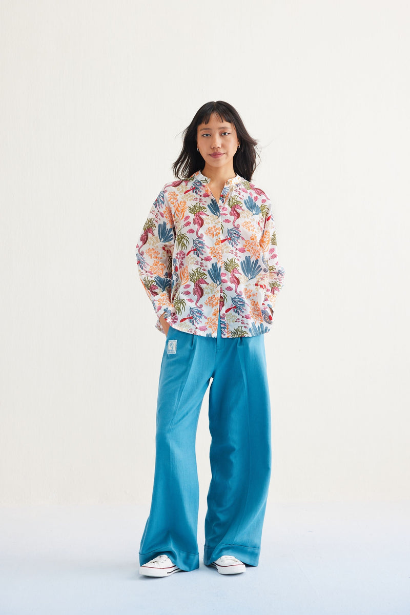 Blooming Reef Lyocell Classic Shirt