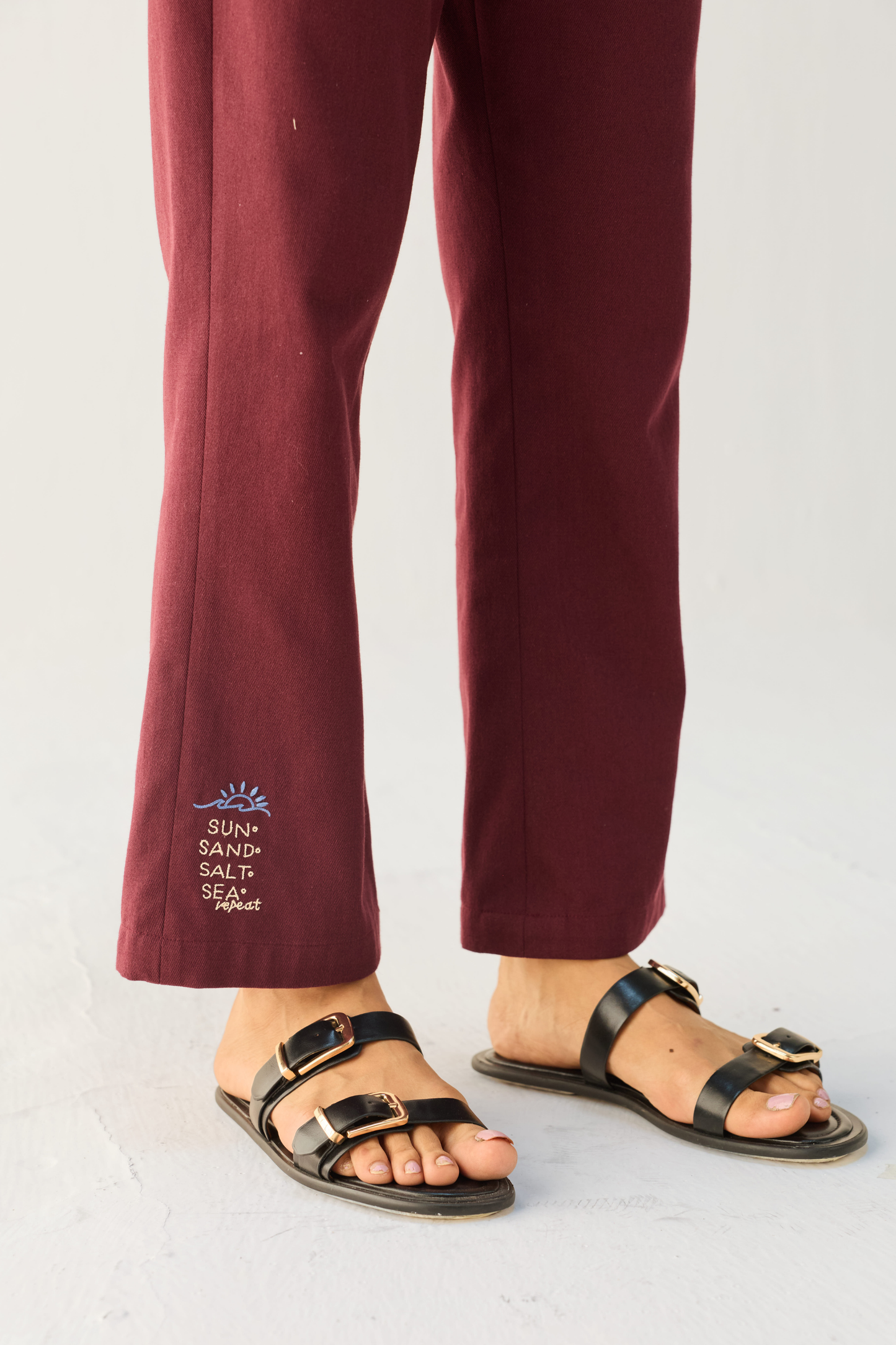 By The Sea Organic Cotton Trousers