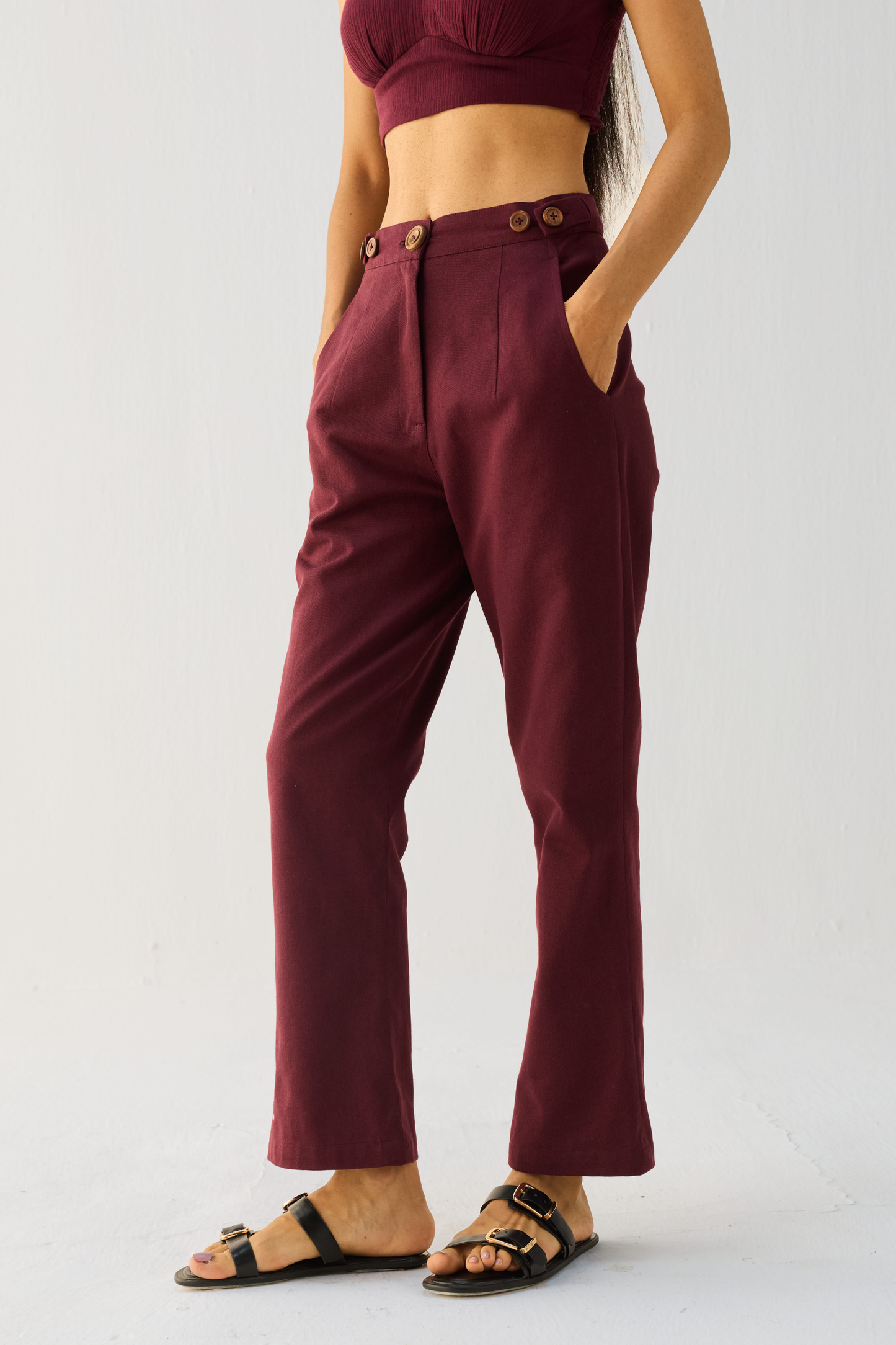 By The Sea Organic Cotton Trousers
