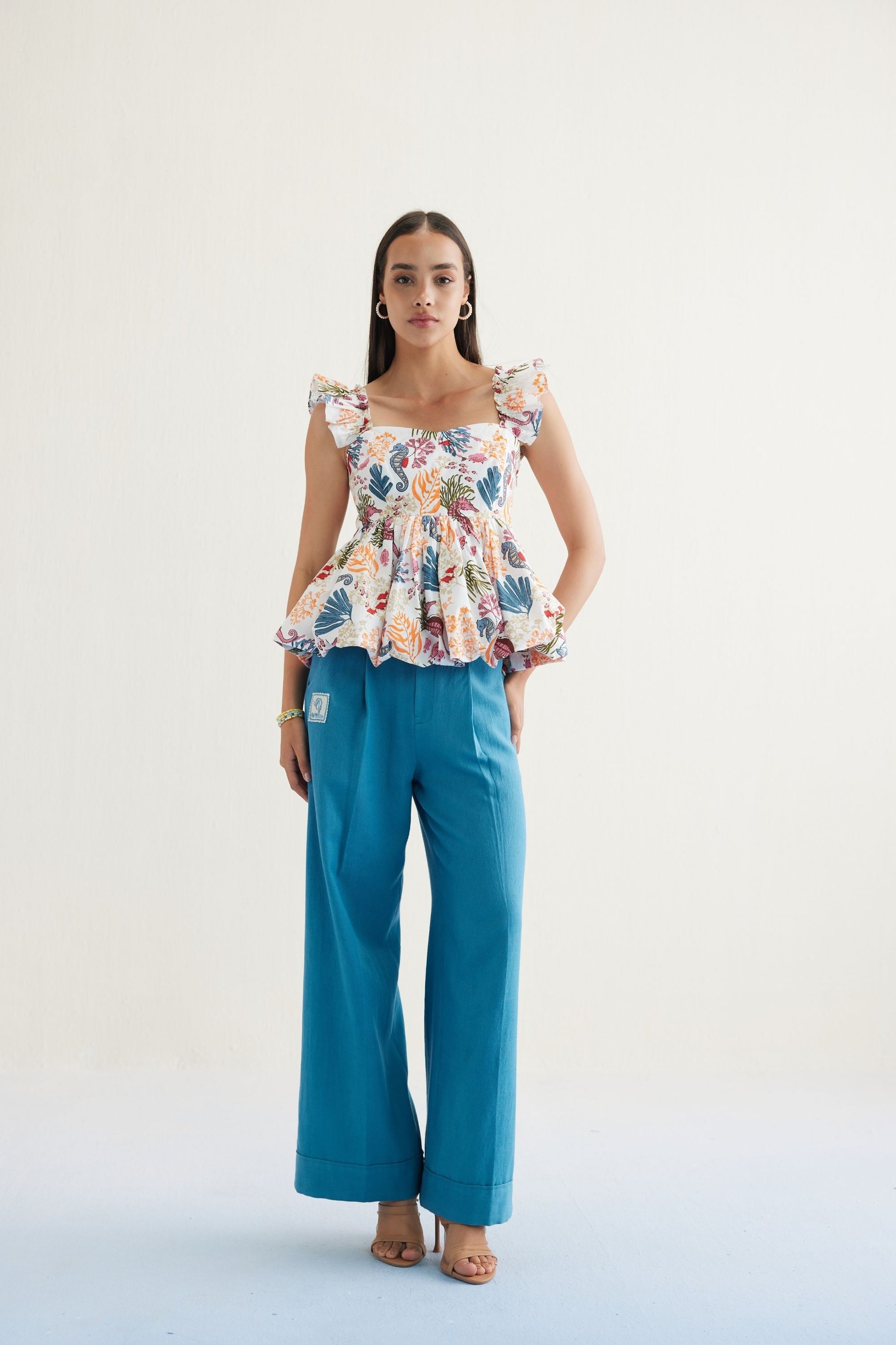 Coral Life Organic Cotton Blouse