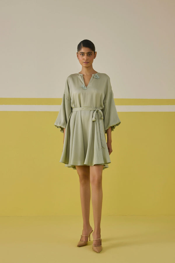 Daisy Mint Tencel Dress