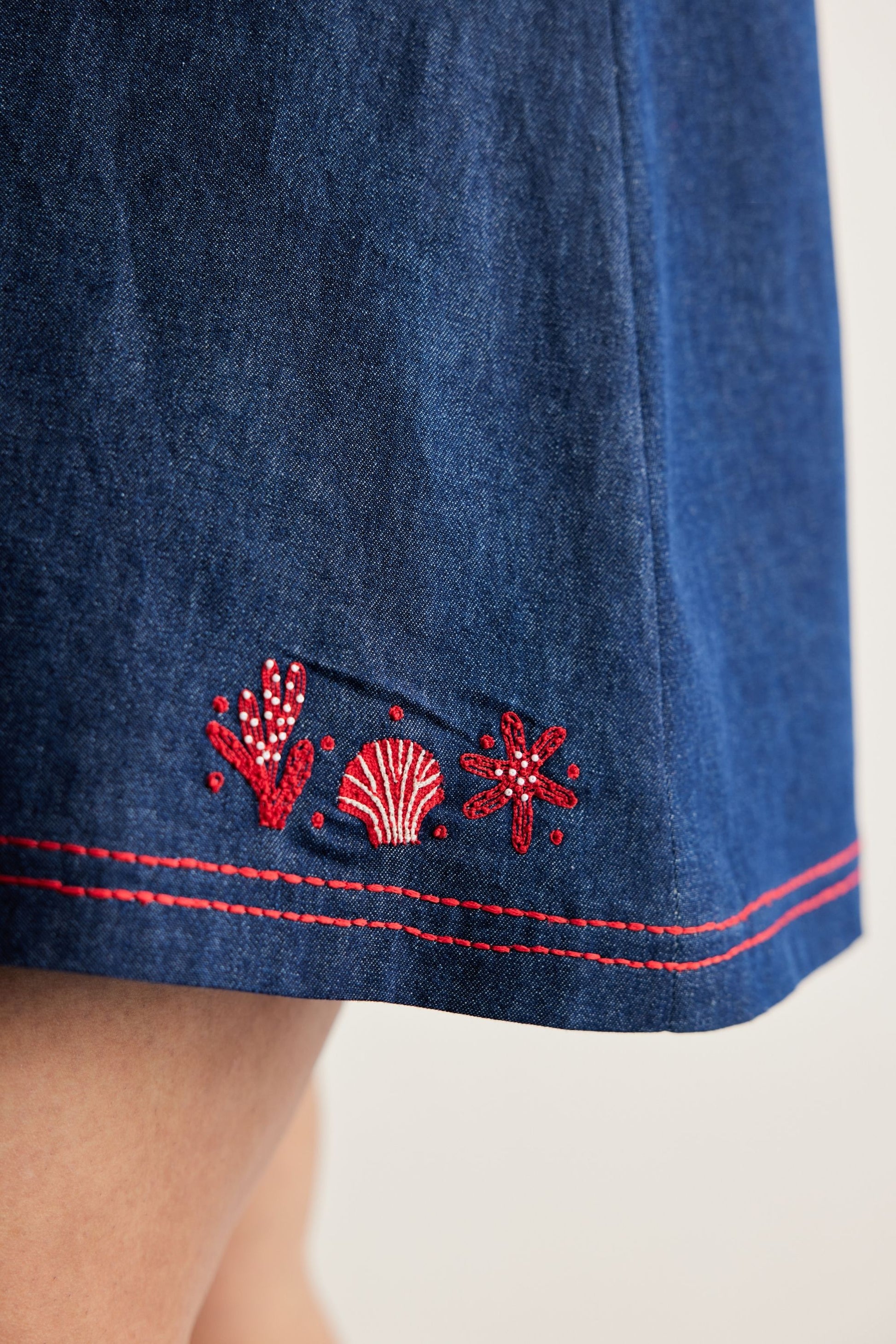 Deep Blue Sustainable Denim Dress