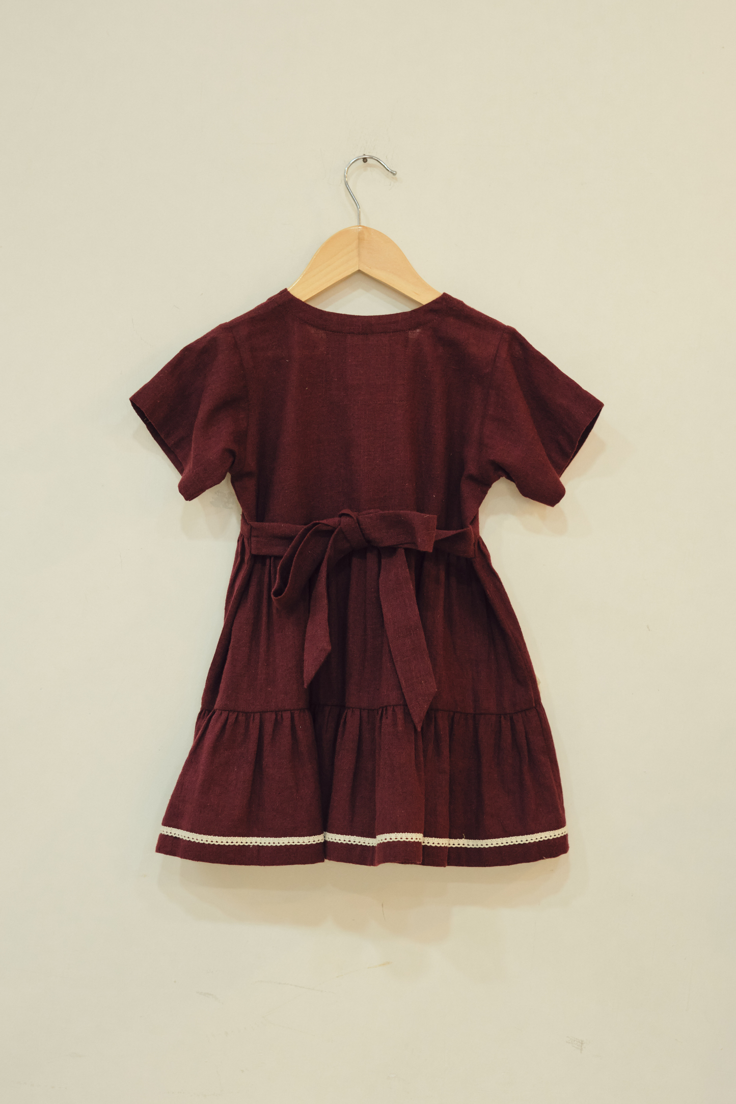 Flowers Bloom Handspun Handwoven Organic Cotton Dress