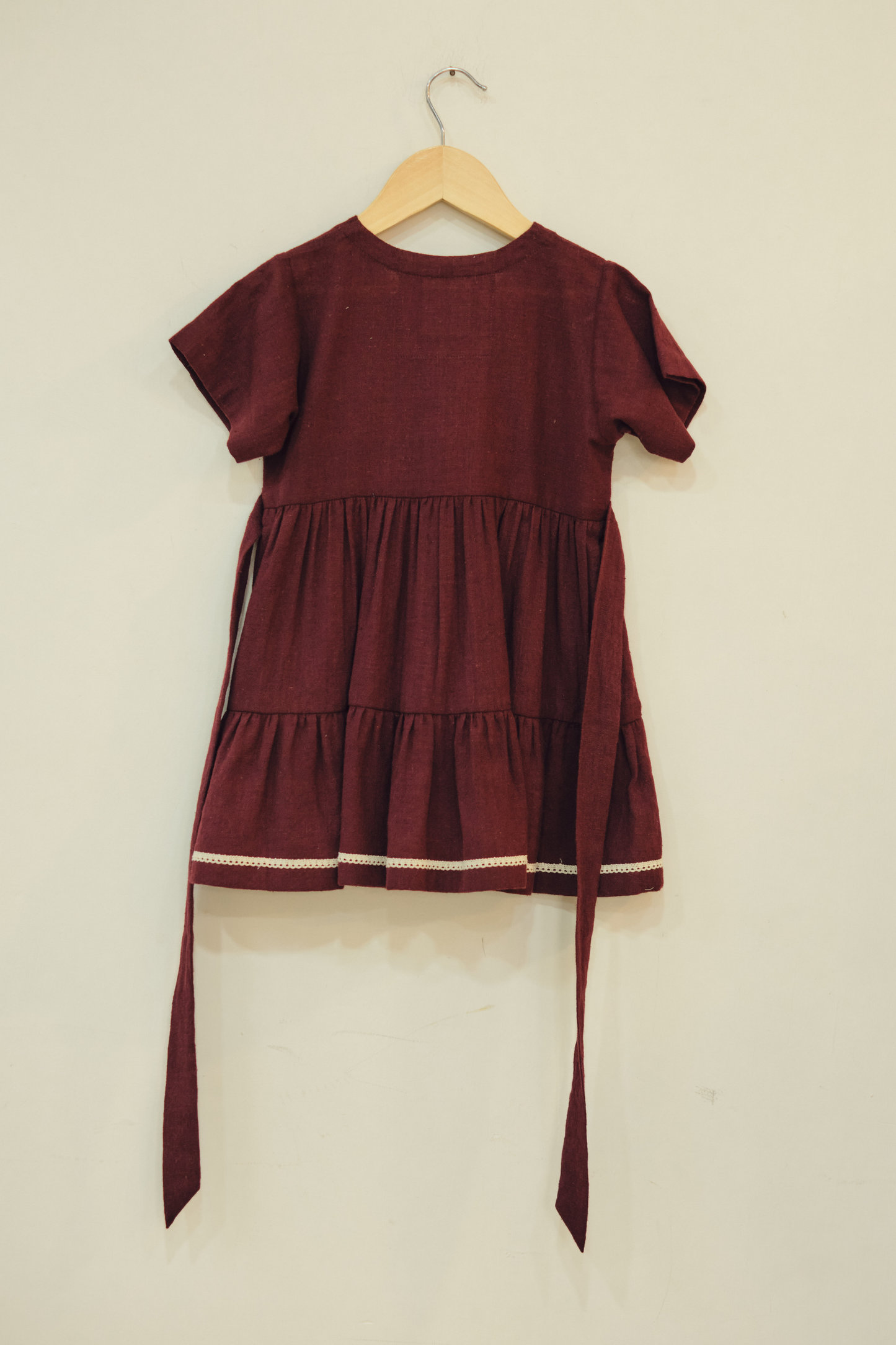 Flowers Bloom Handspun Handwoven Organic Cotton Dress