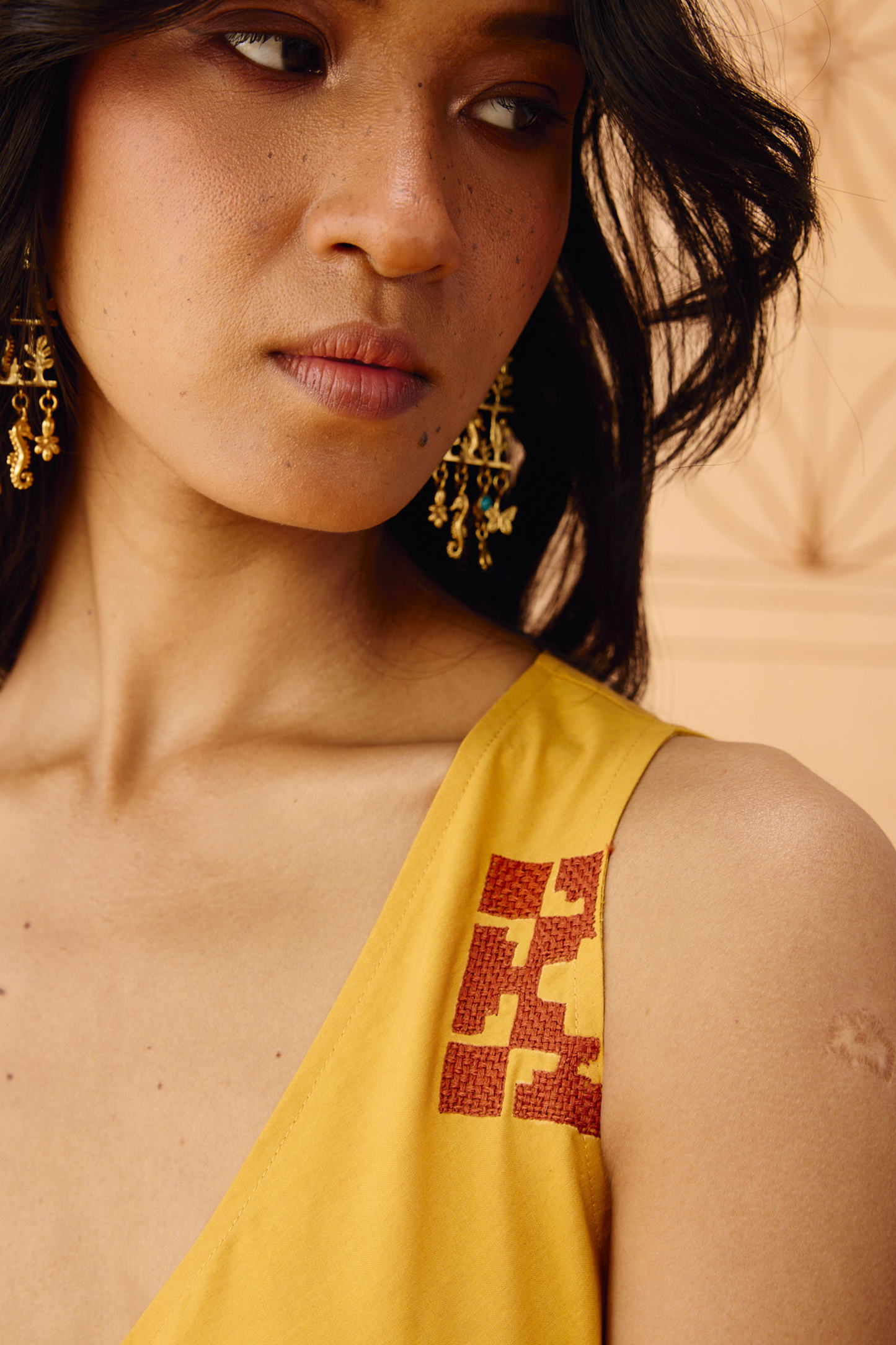Golden Ghar Organic Cotton Maxi Dress