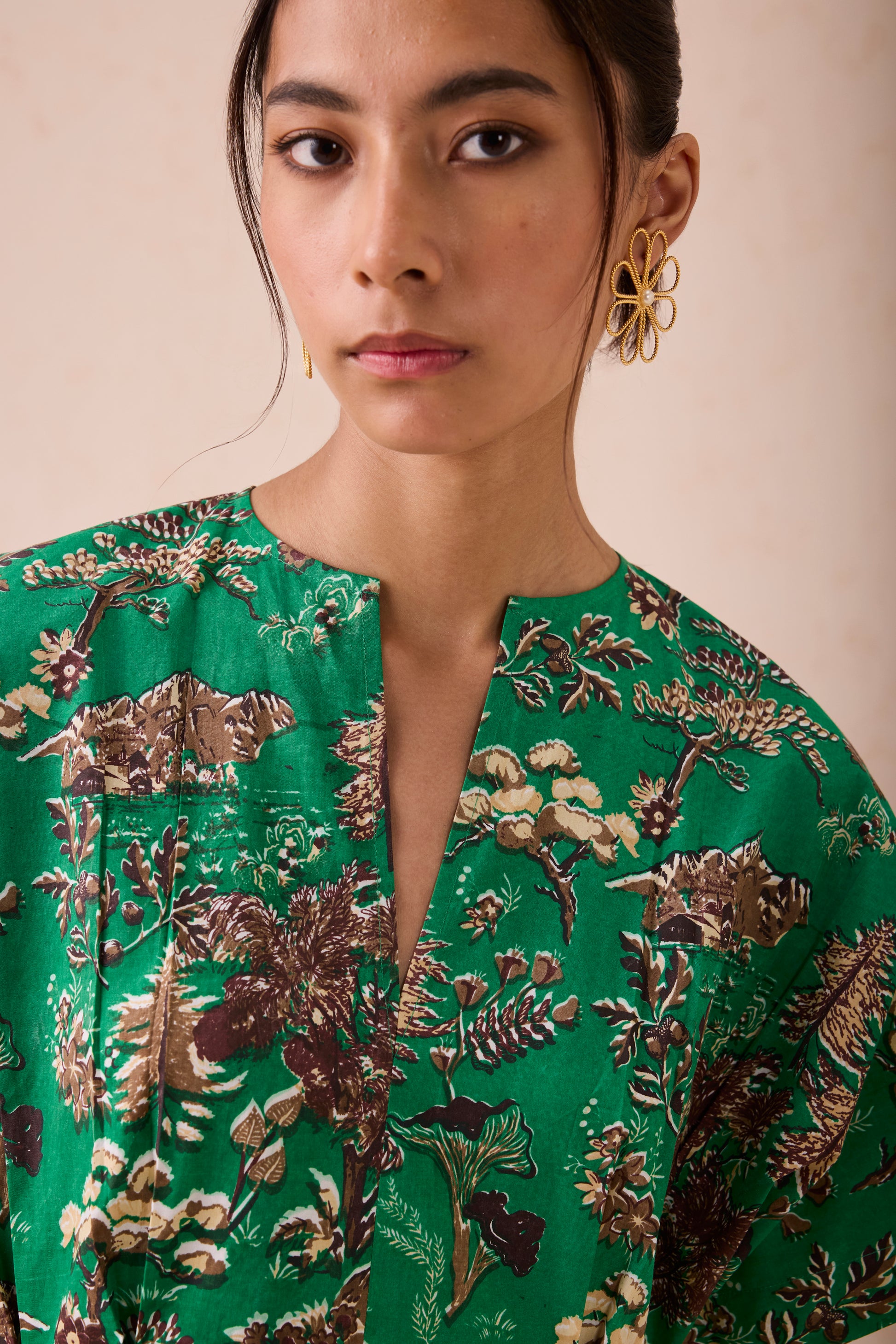 Green Fields Organic Cotton Midi Dress Green Fields Organic Cotton Midi Dress