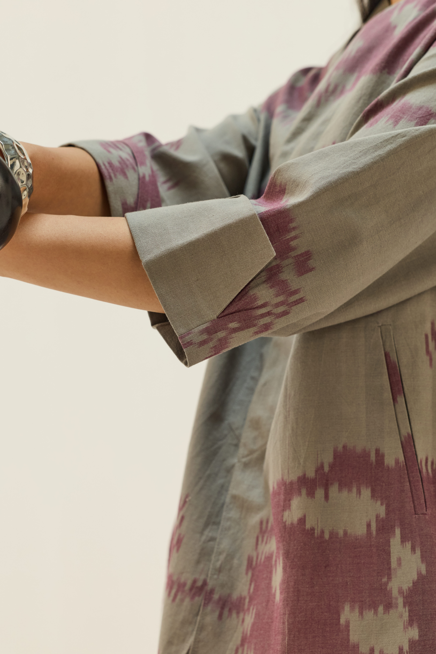 Horizon Handwoven Ikkat Shirt