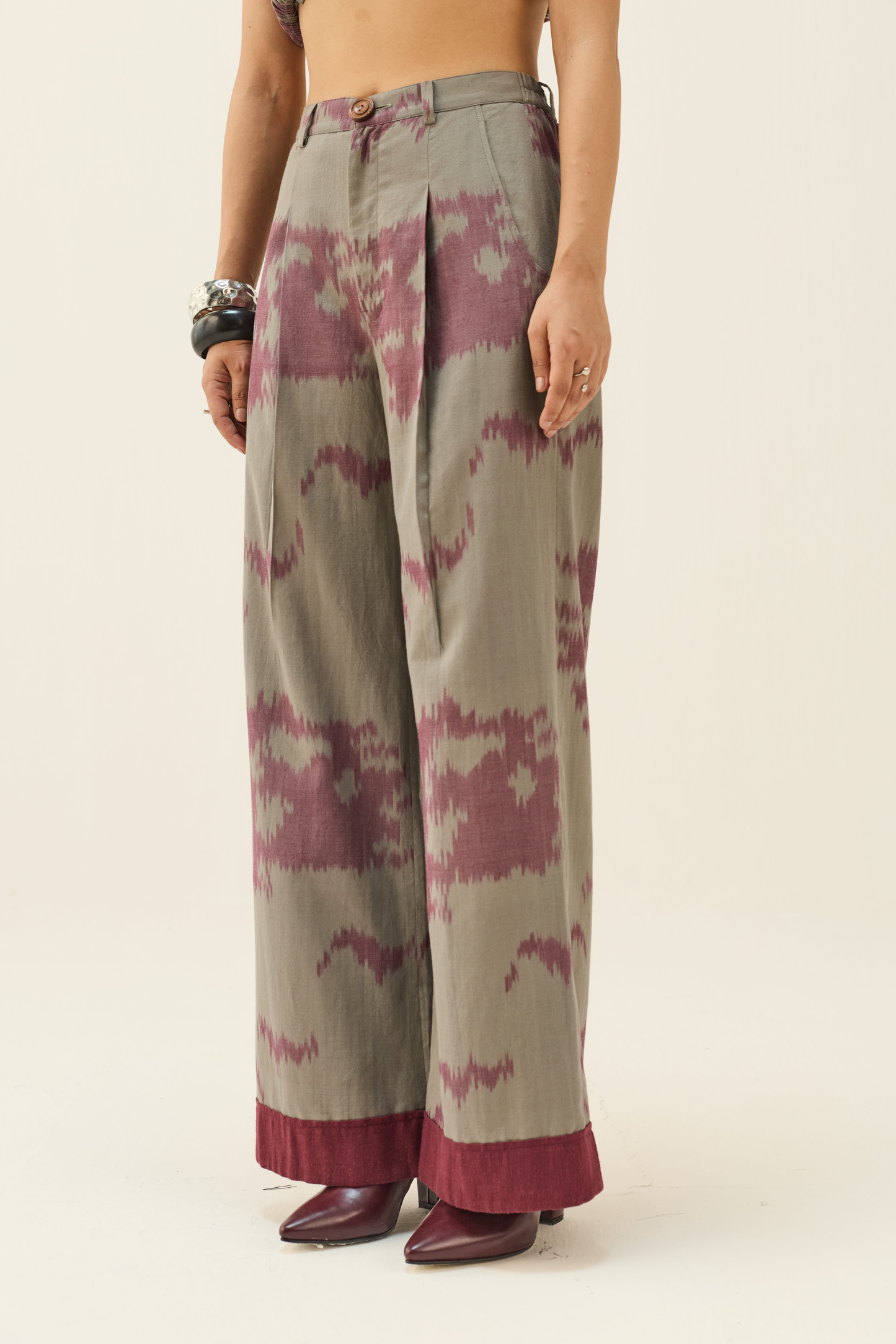 Horizon Handwoven Ikkat Trousers