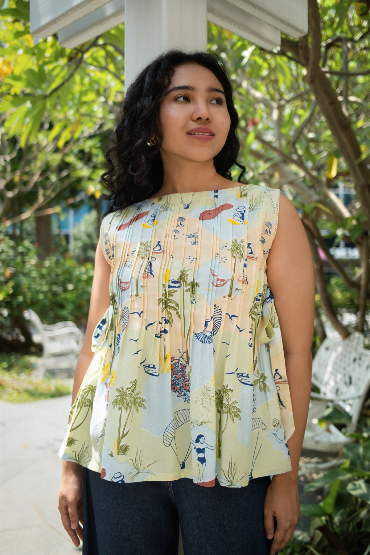 In Paradise Tencel Blouse