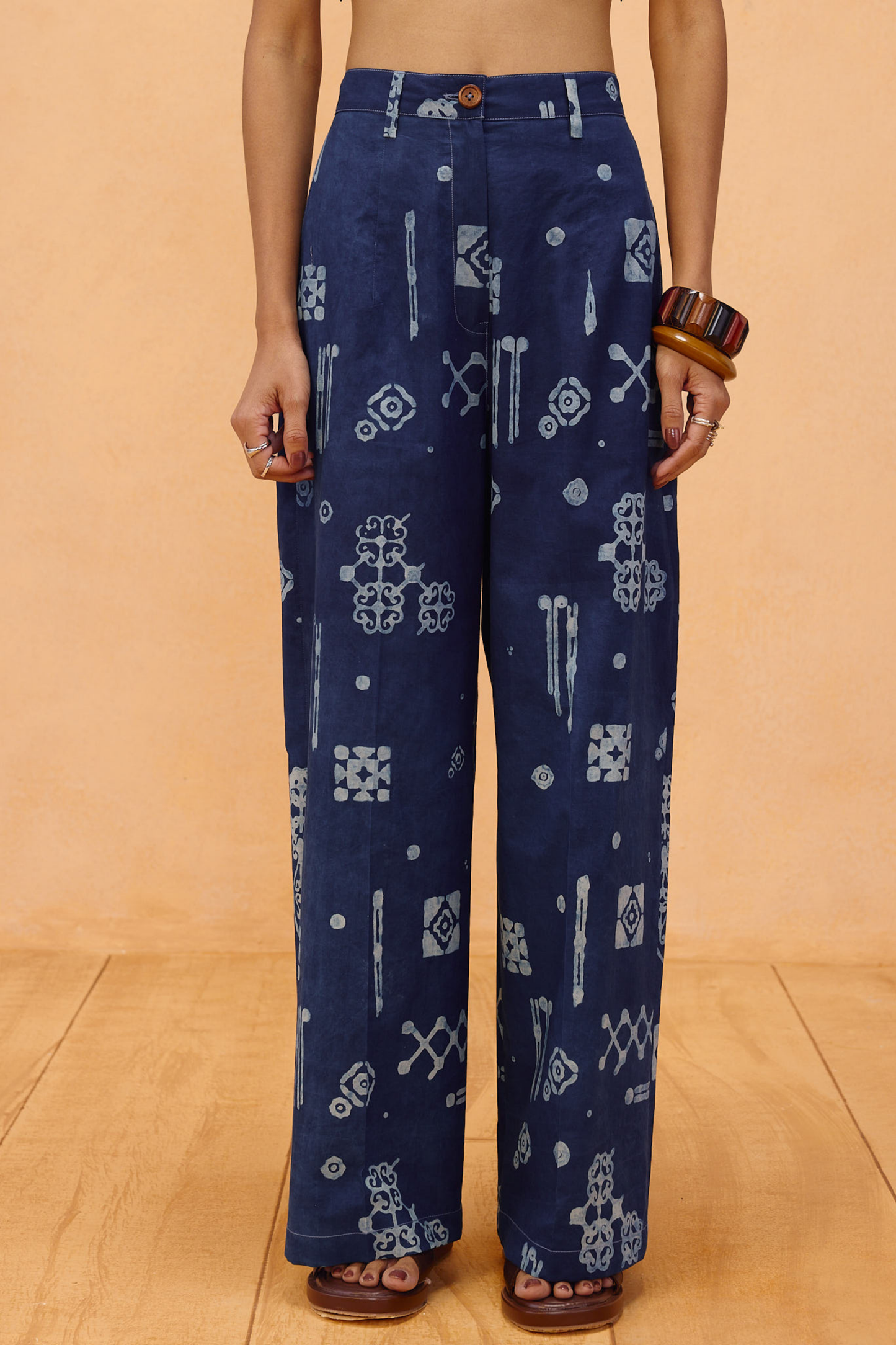 Indigo Patterms Organic Cotton Set