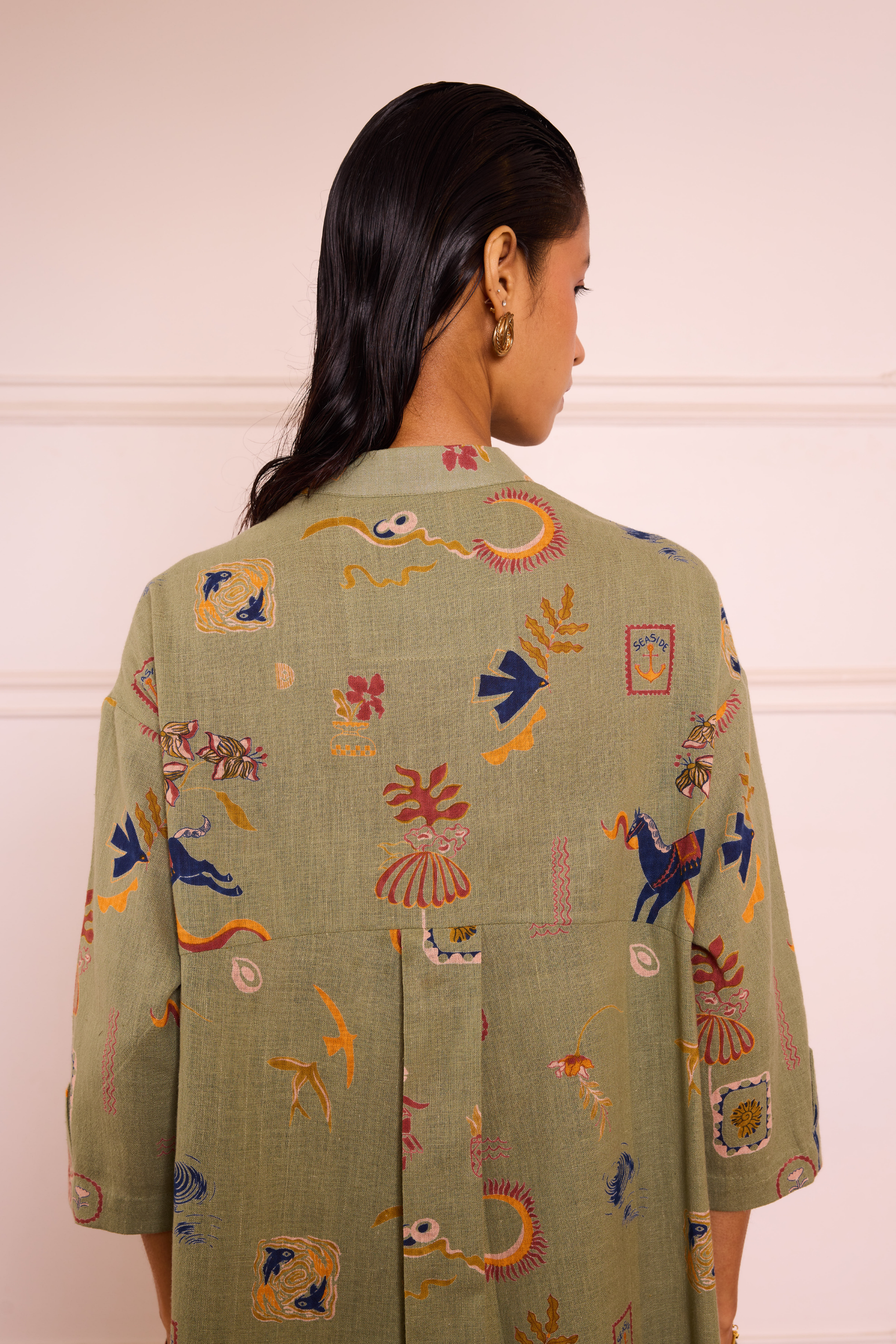 Journey To Shore Handspun Handwoven Organic Cotton Shirt