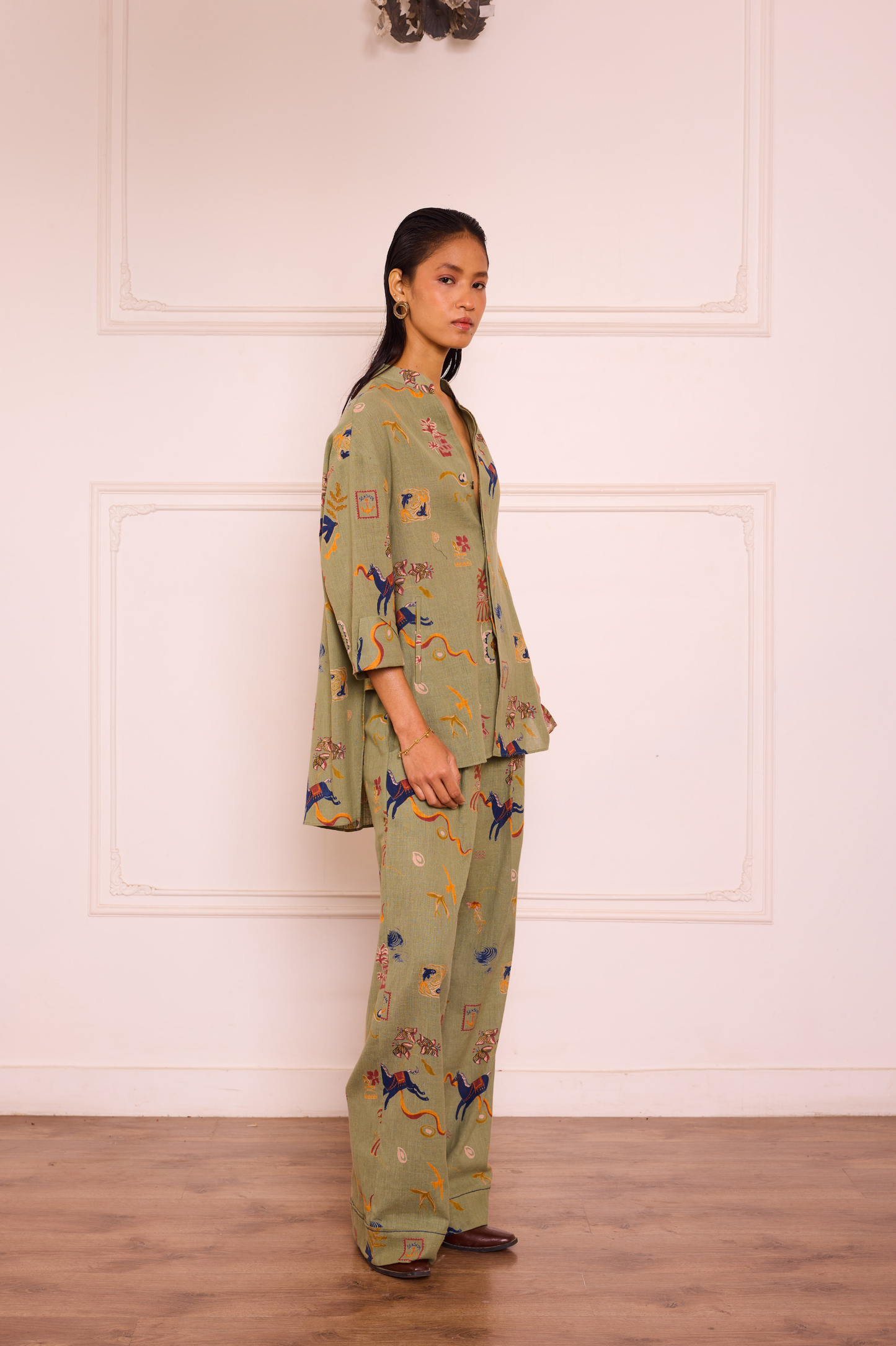 Journey To Shore Handspun Handwoven Organic Cotton Shirt