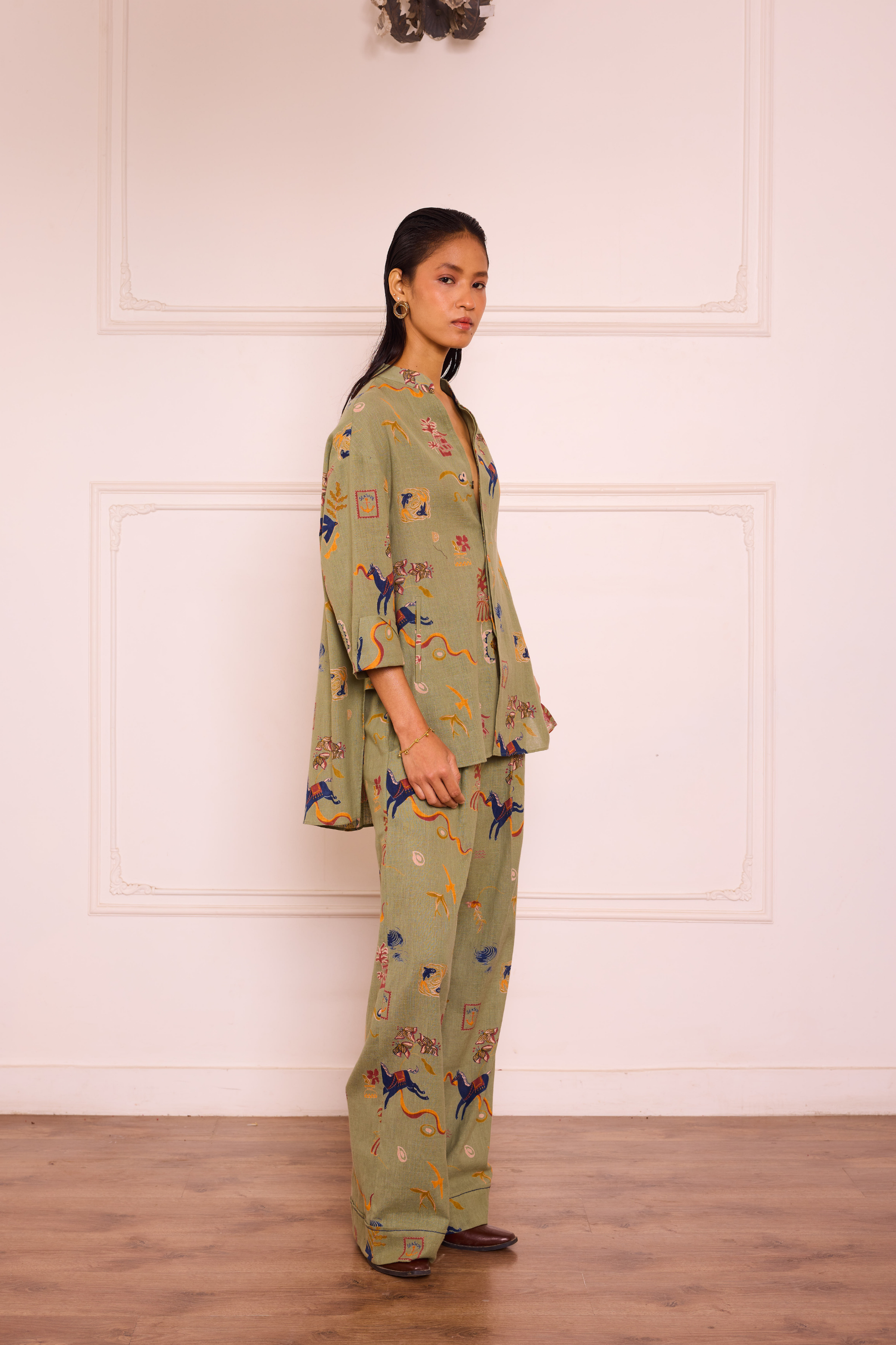 Journey To Shore Handspun Handwoven Organic Cotton Shirt